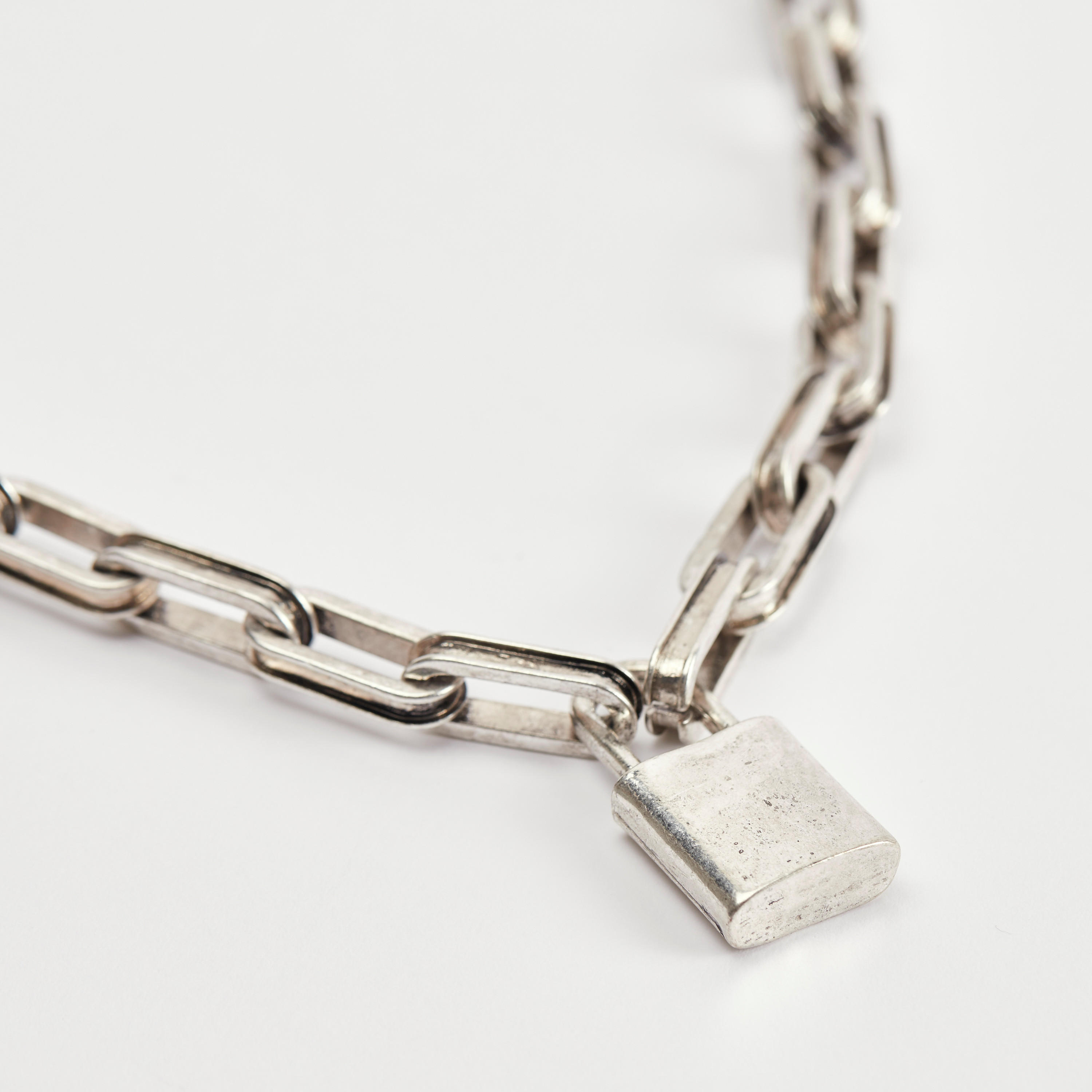 قلادة سلسلة مكتنزة بدلّاية ومشبك إغلاق-men-watchesandjewellery-necklacesandpendants-image-3