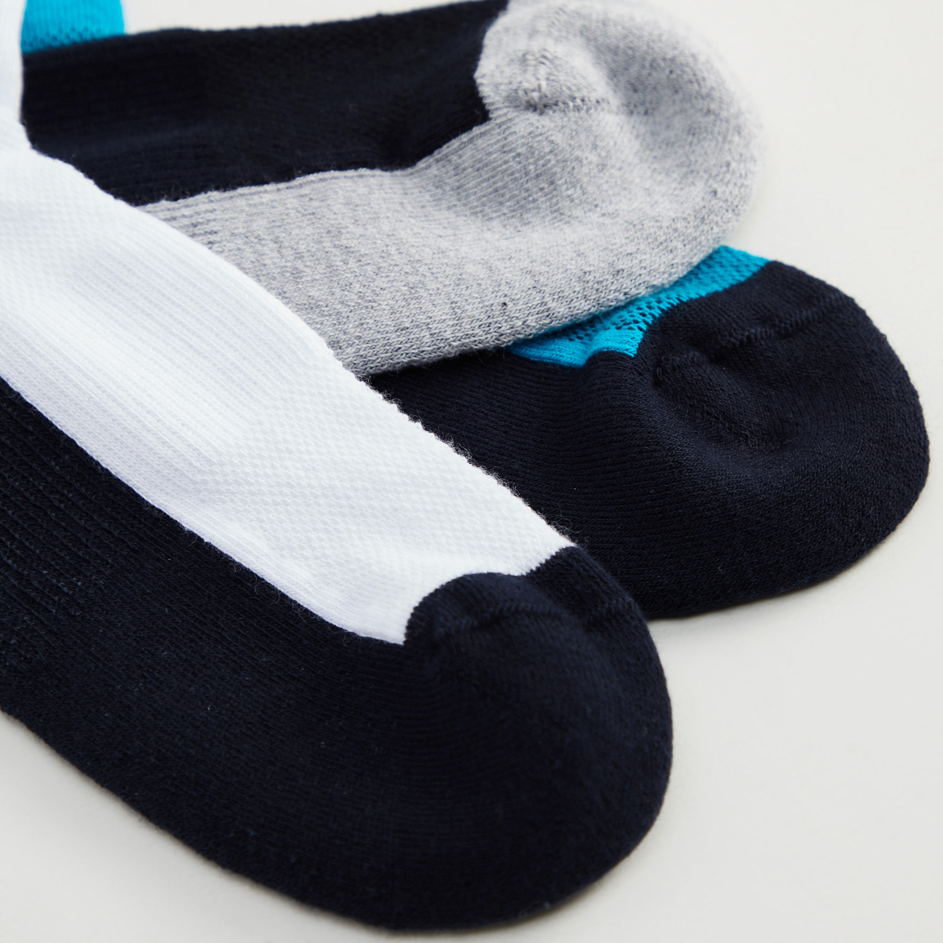 جوارب بطول الكاحل وقوالب ملونة - طقم من 3 أزواج-men-socks-image-4