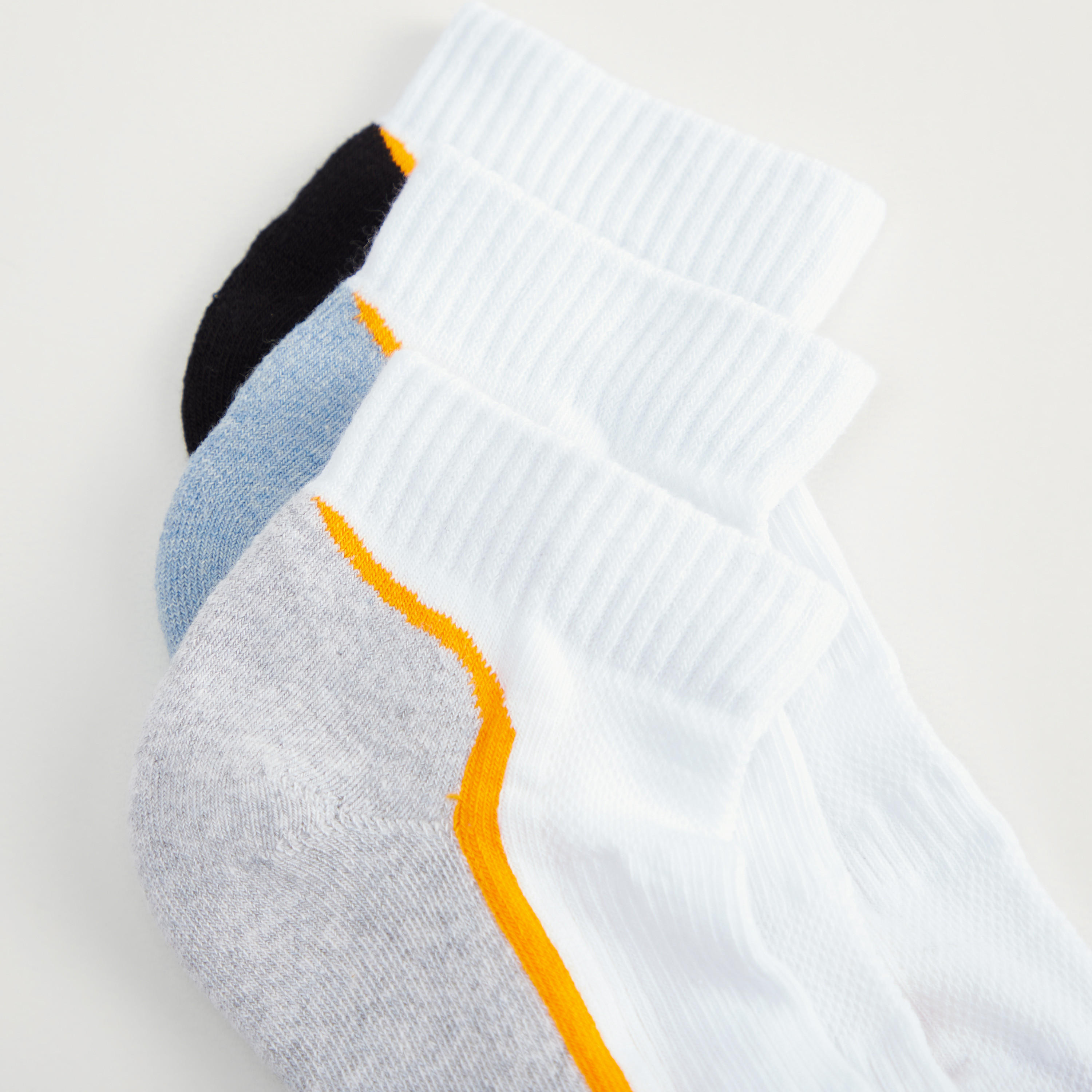 جوارب بارزة الملمس بطول الكاحل - طقم من 3 أزواج-men-socks-image-3
