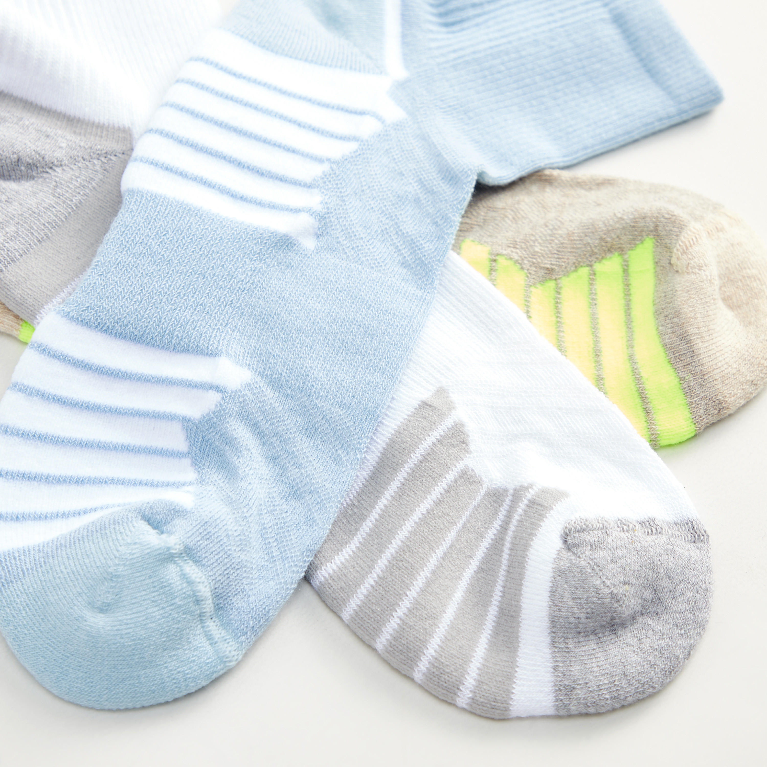 جوارب بارزة الملمس بطول الكاحل - طقم من 3 أزواج-men-socks-image-1