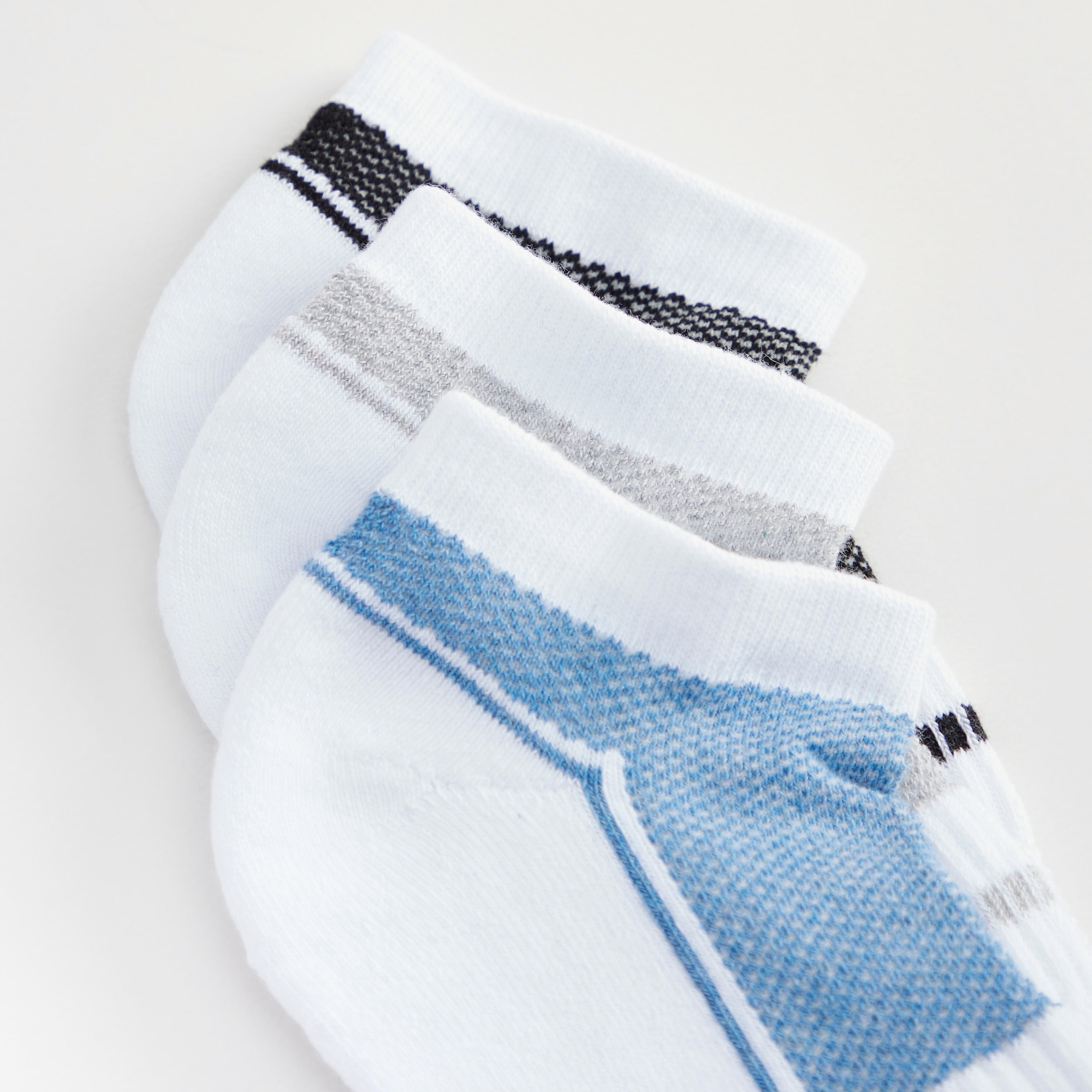 جوارب بارزة الملمس بطول الكاحل - طقم من 3 أزواج-men-socks-image-3
