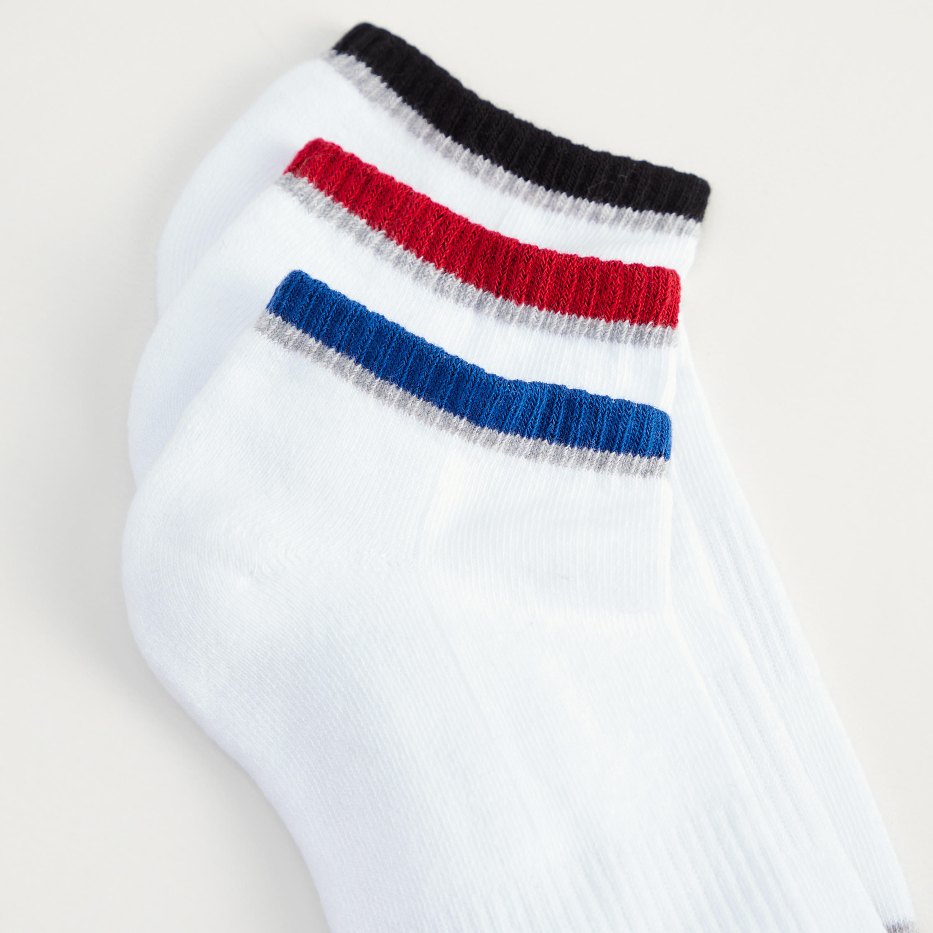 جوارب بارزة الملمس بطول الكاحل - طقم من 3 أزواج-men-socks-image-3