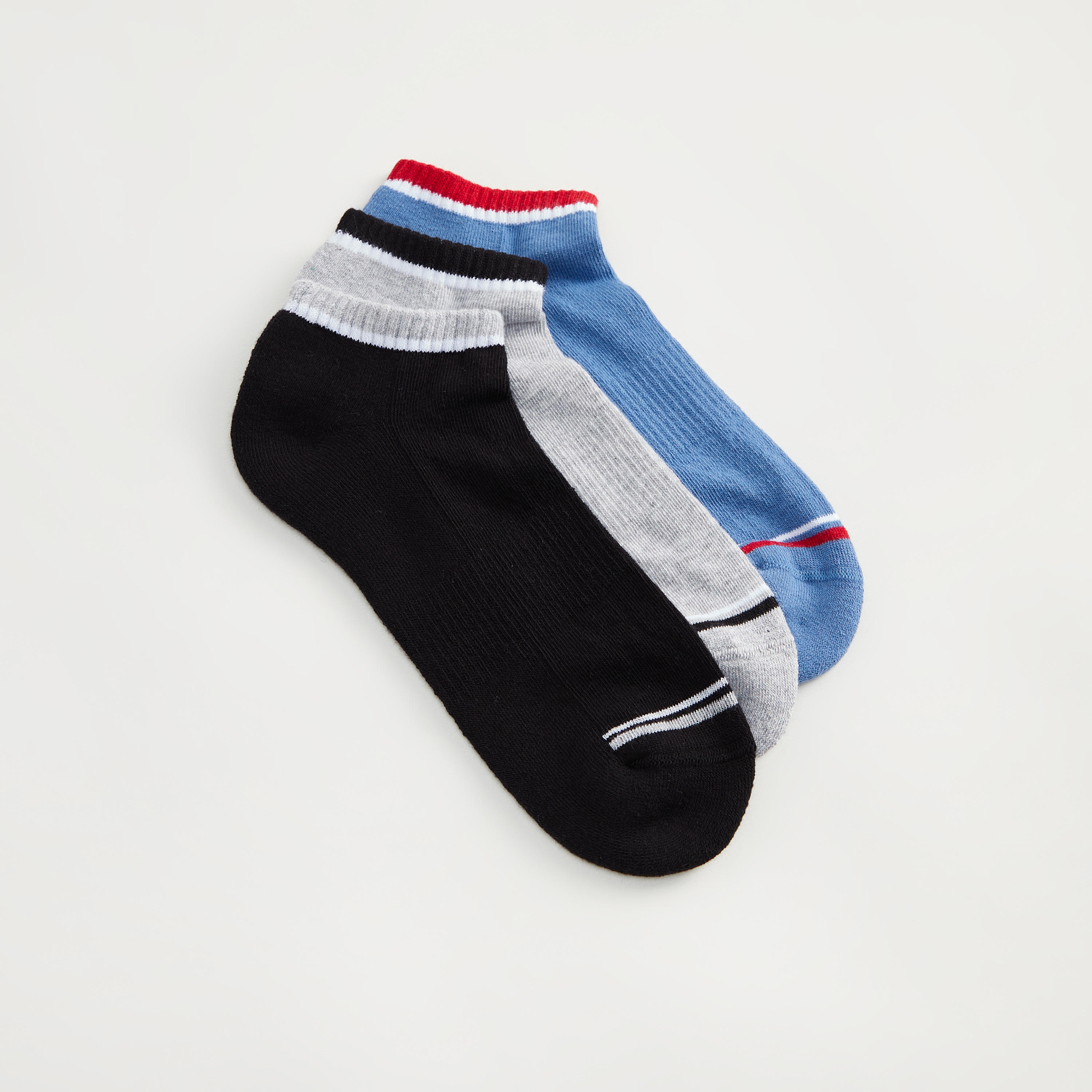 جوارب متنوعة بطول الكاحل - طقم من 3-men-socks-image-2