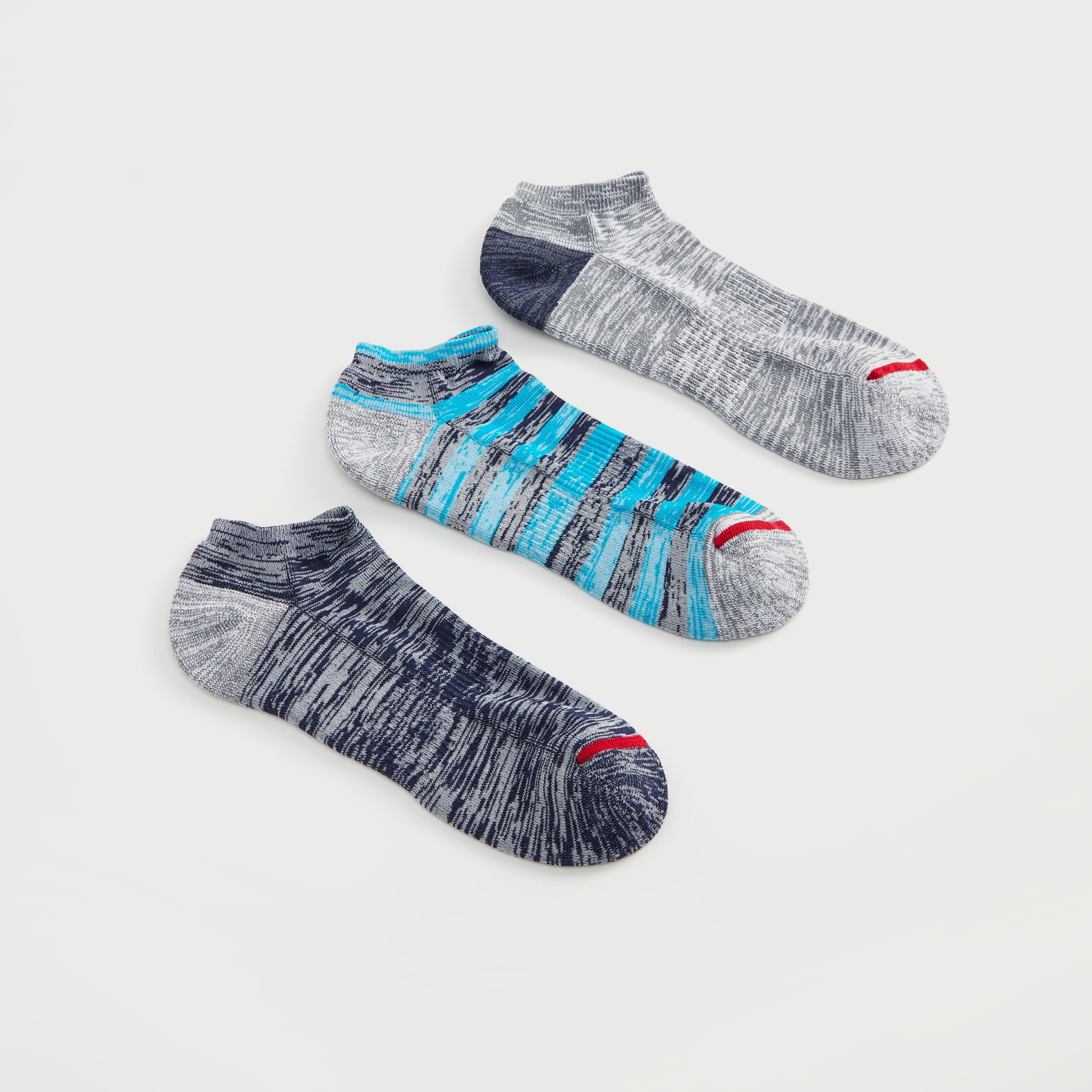 Set of 3 - Assorted Ankle Length Socks-men-socks-image-1
