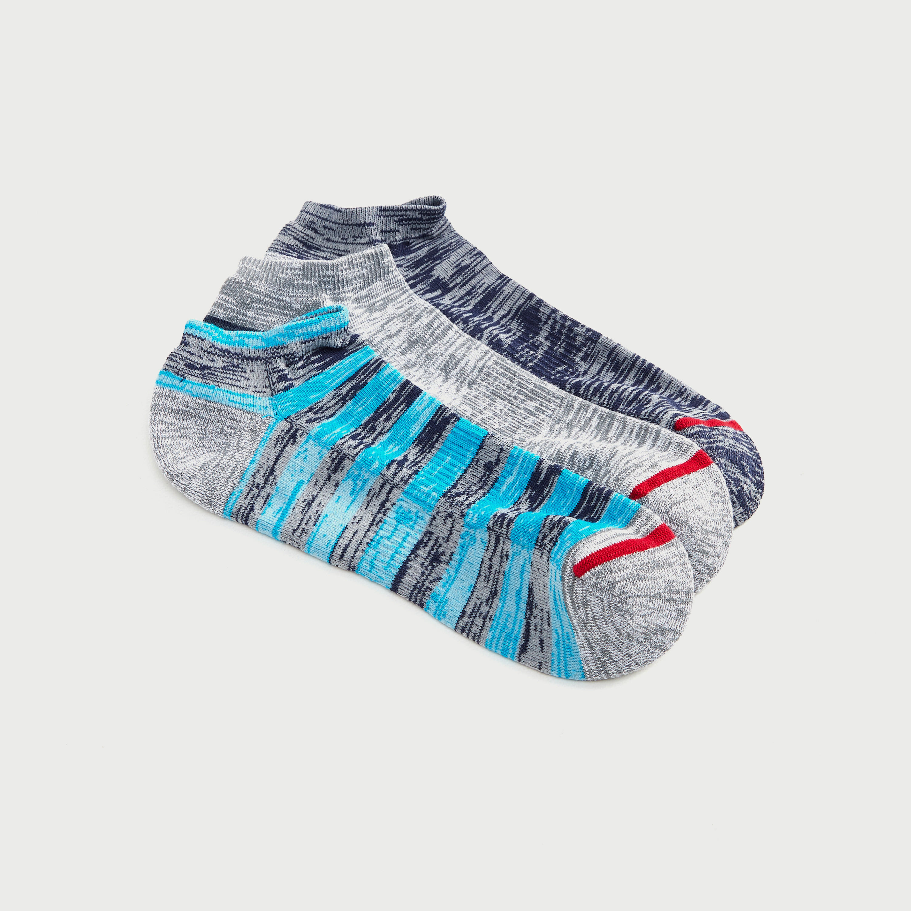 Set of 3 - Assorted Ankle Length Socks-men-socks-image-2