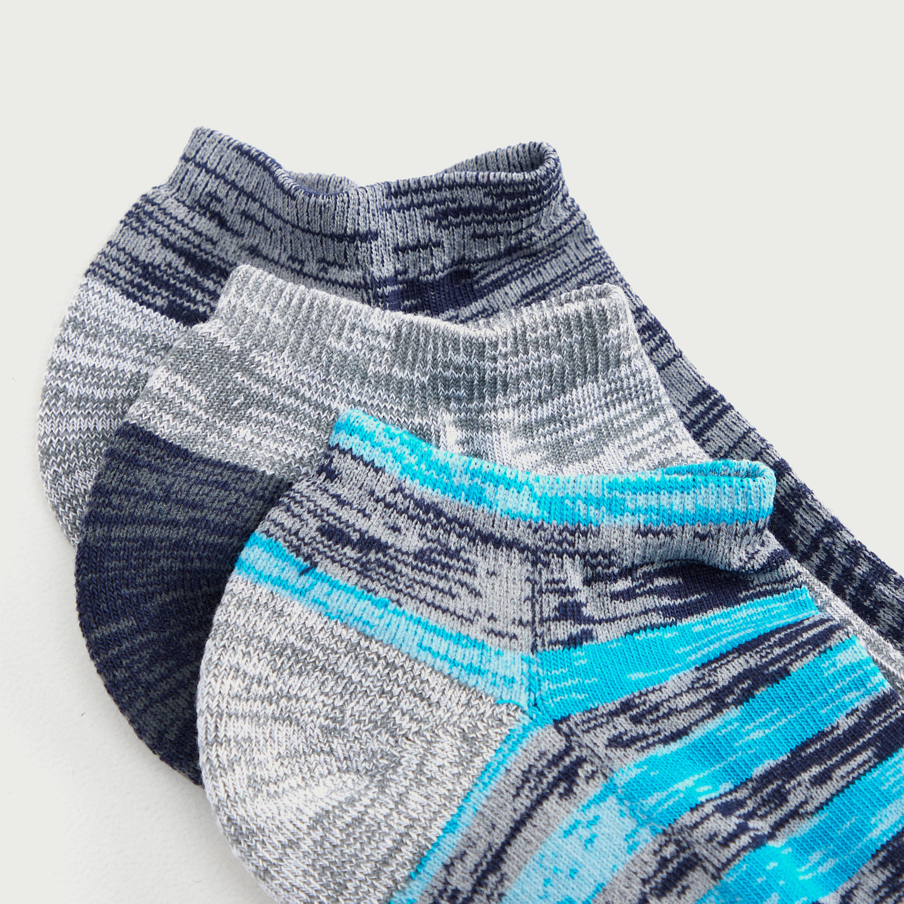 Set of 3 - Assorted Ankle Length Socks-men-socks-image-3