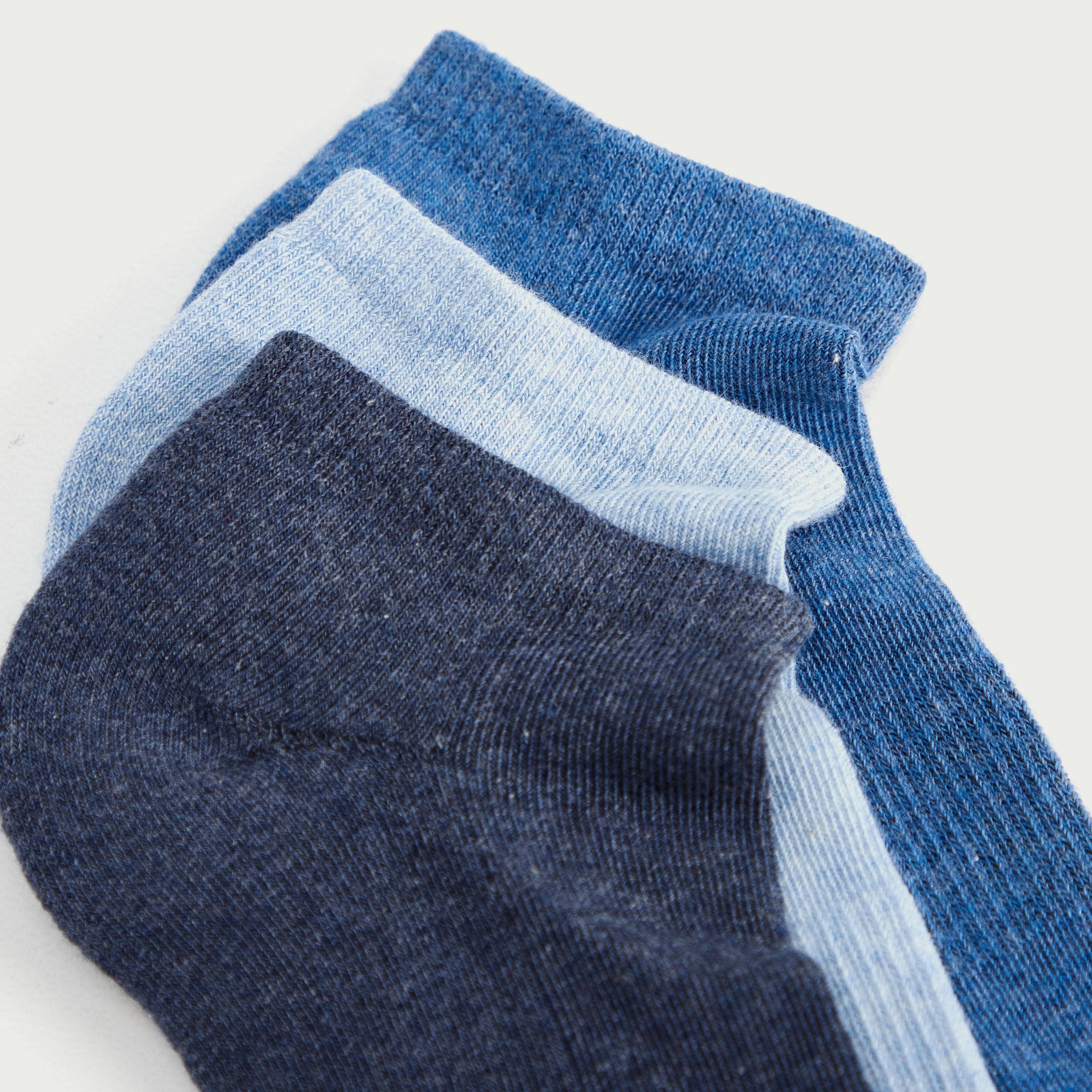 Set of 3 - Solid Ankle Length Socks-men-socks-image-3