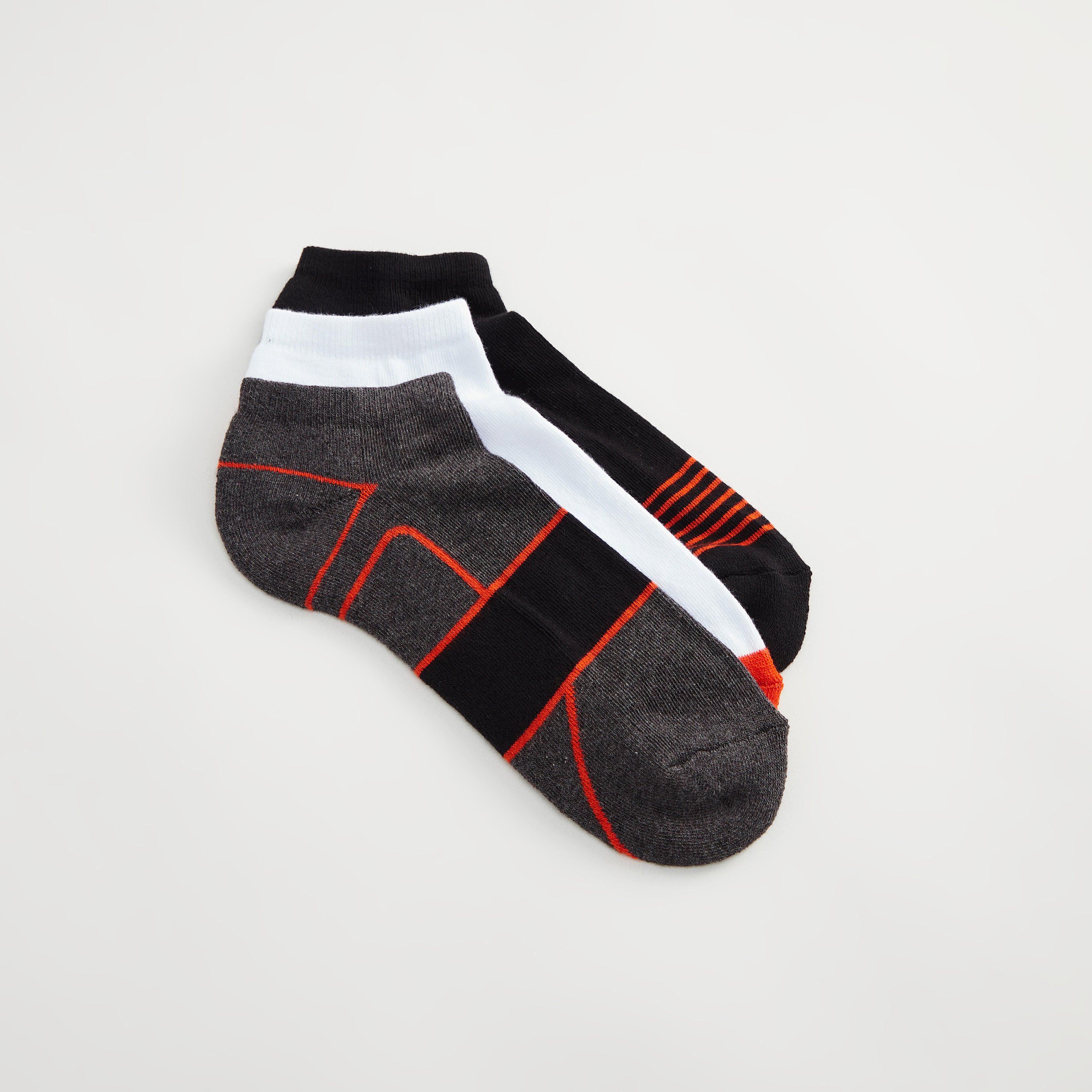 جوارب بطول الكاحل وبطبعات - طقم من 3-men-socks-image-3