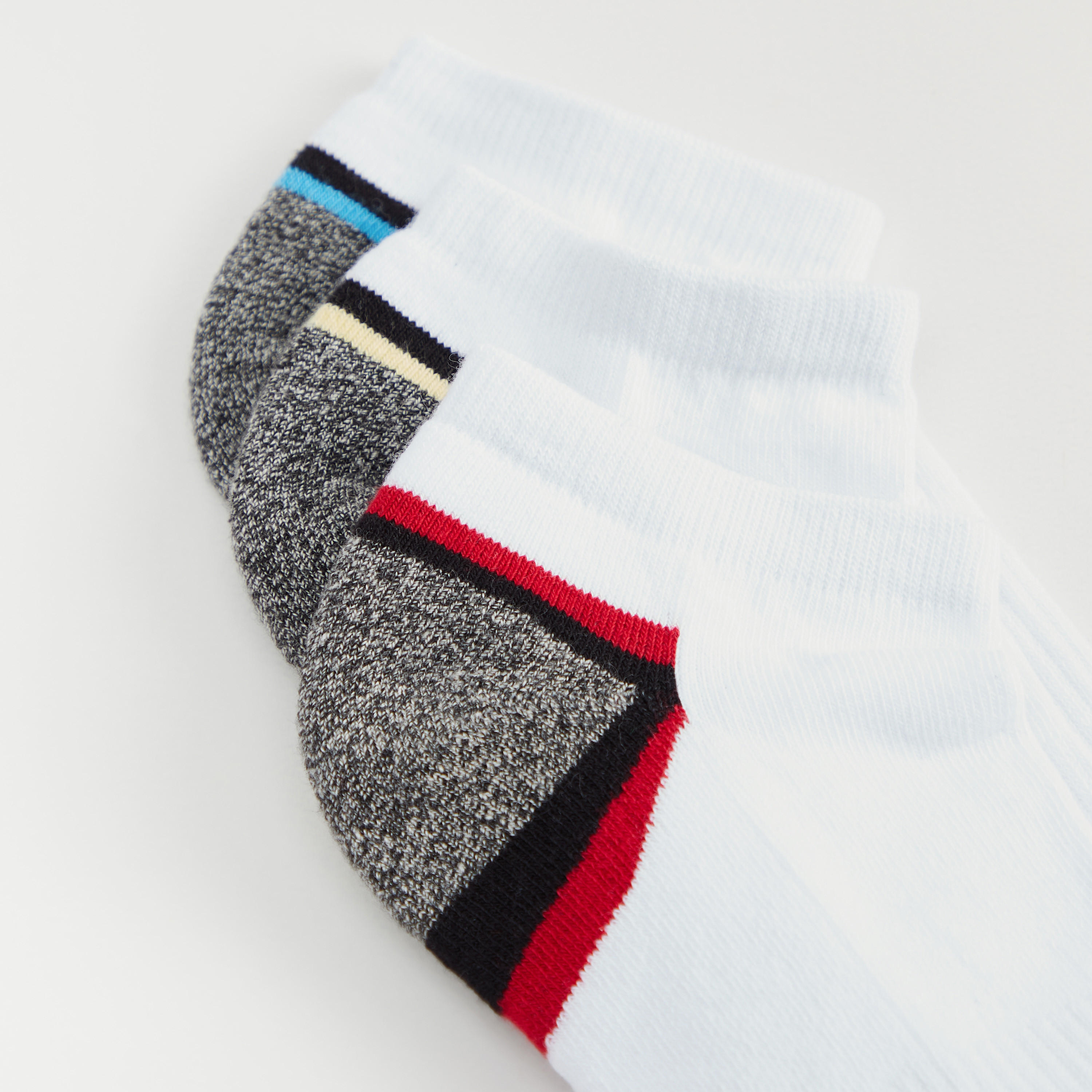 جوارب قطنية بطول الكاحل - طقم من 3-men-socks-image-3