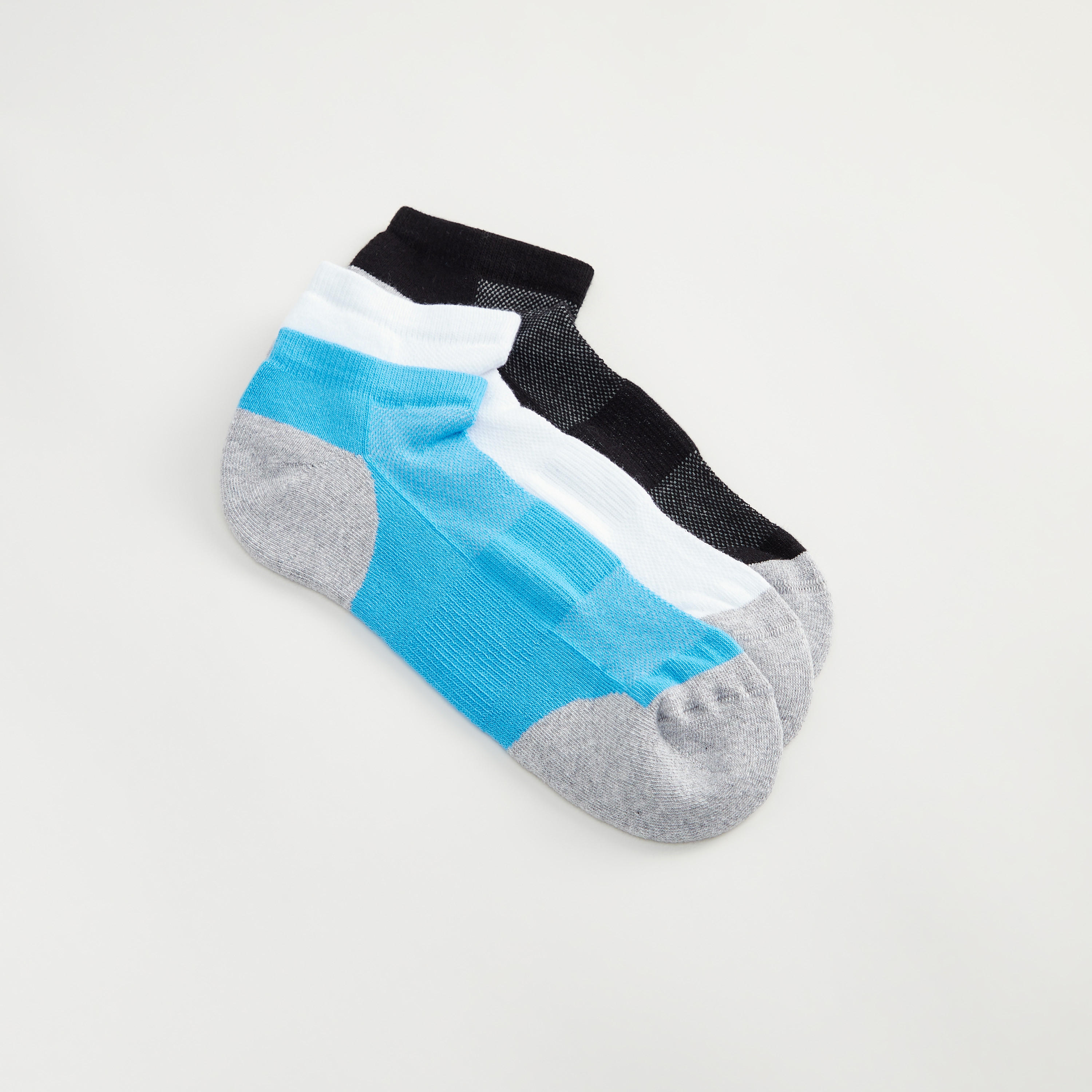 جوارب قوالب ملونة بطول الكاحل - طقم من 3 أزواج-men-socks-image-2
