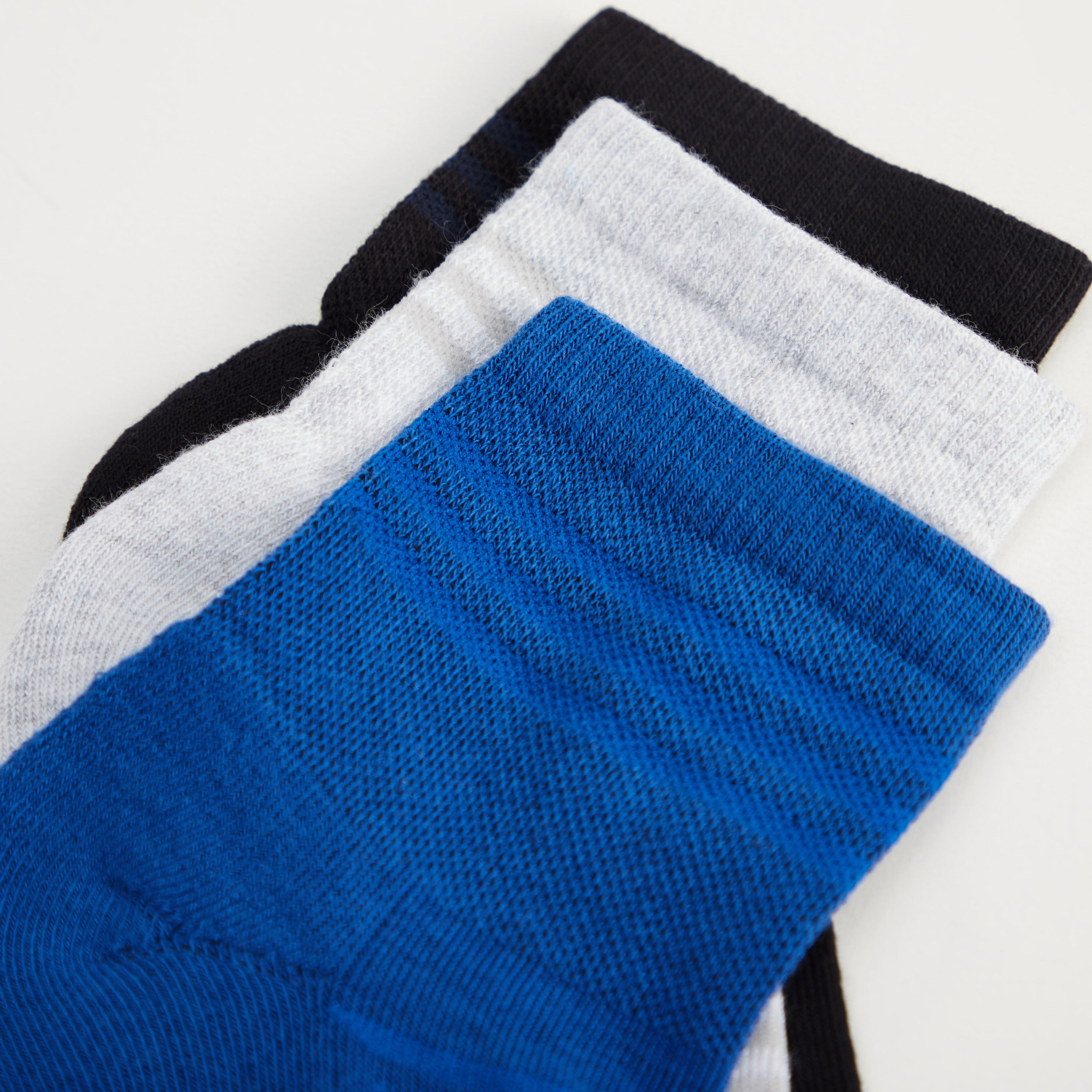 جوارب مخطّطة بطول الكاحل - طقم من 3-men-socks-image-3