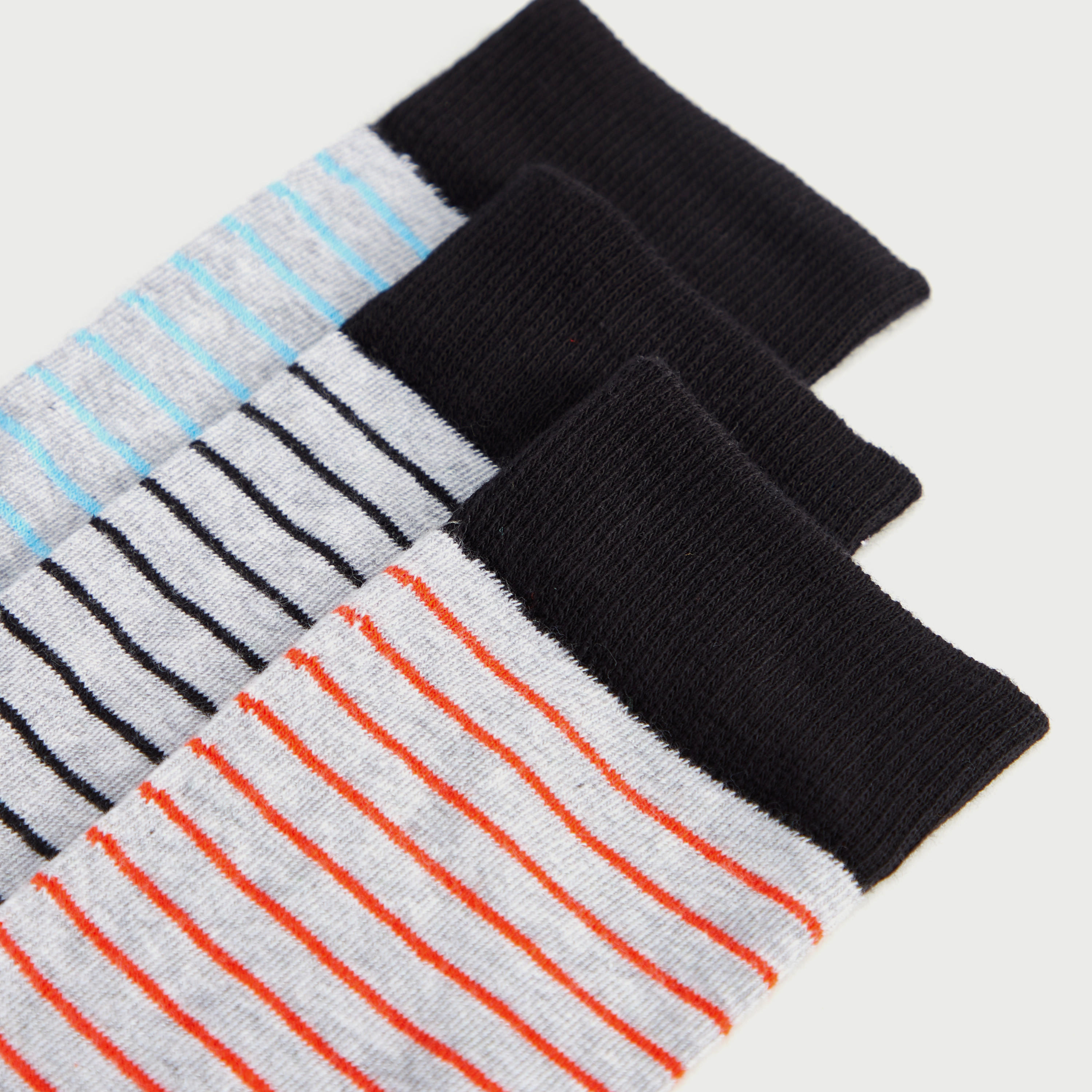 جوارب مقلّمة بطول ربلة الساق - طقم من 3-men-socks-image-3