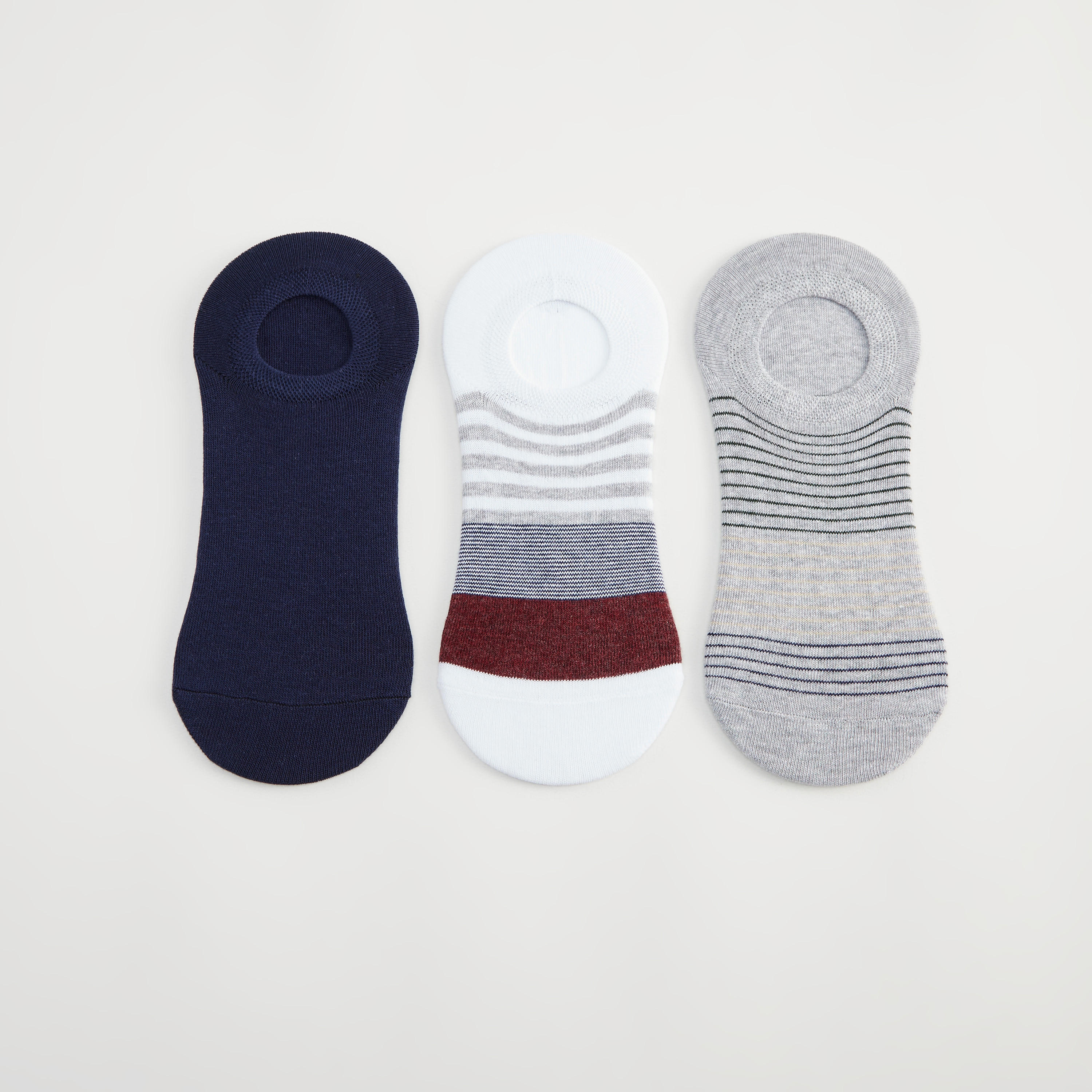 جوارب غير مرئية متنوّعة - طقم من 3 أزواج-men-socks-image-2