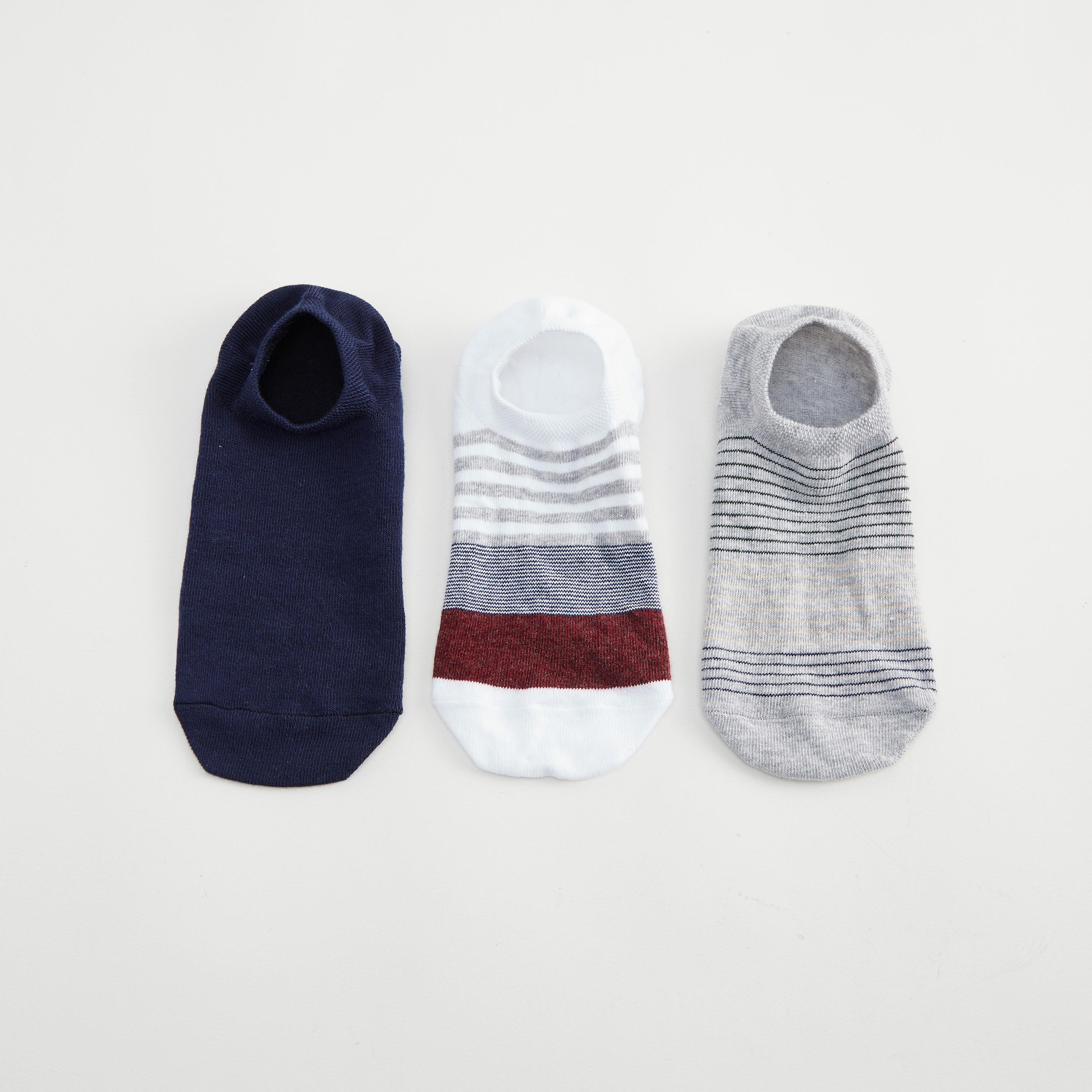 جوارب غير مرئية متنوّعة - طقم من 3 أزواج-men-socks-image-4