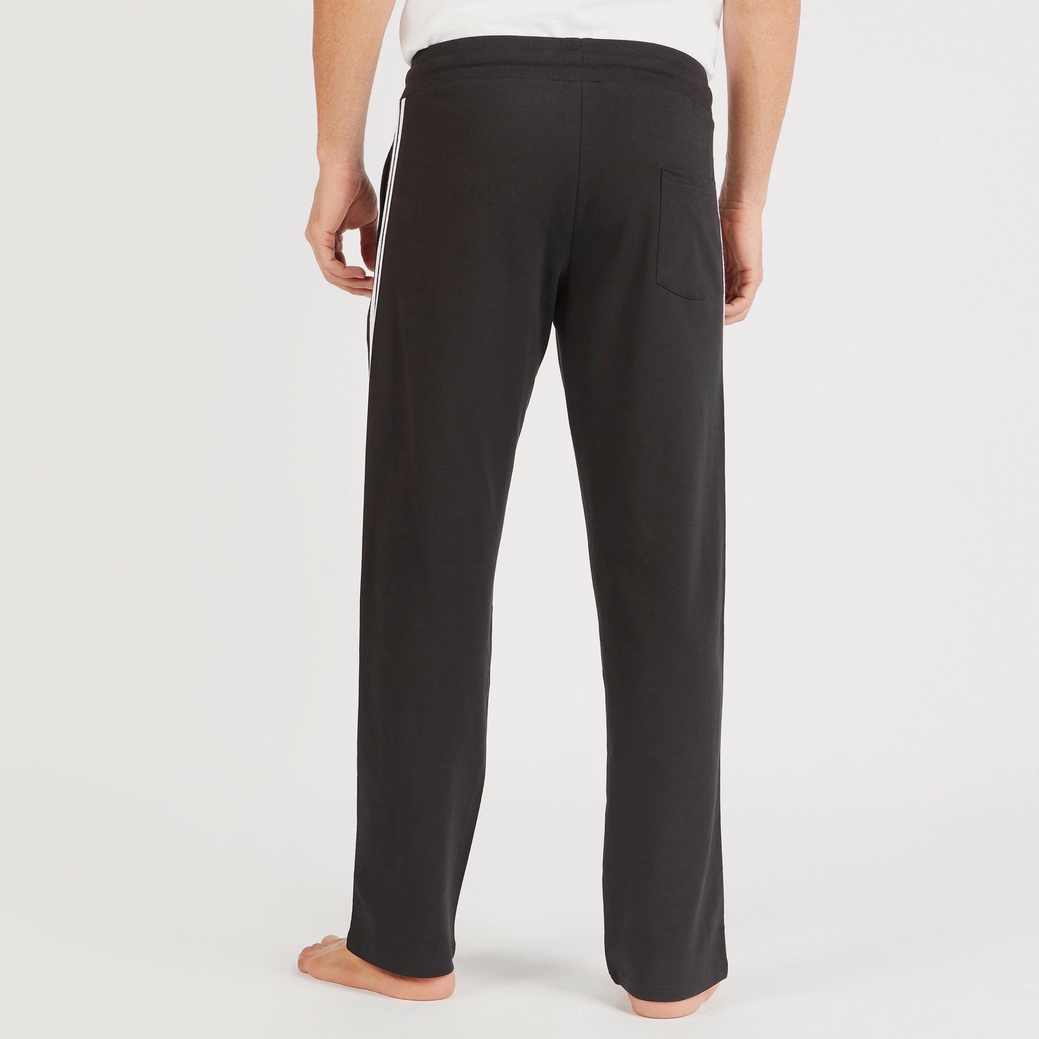 Solid Pyjamas with Drawstring Closure and Tape Detail-men-clothing-nightwear-pyjamaandshorts-image-4