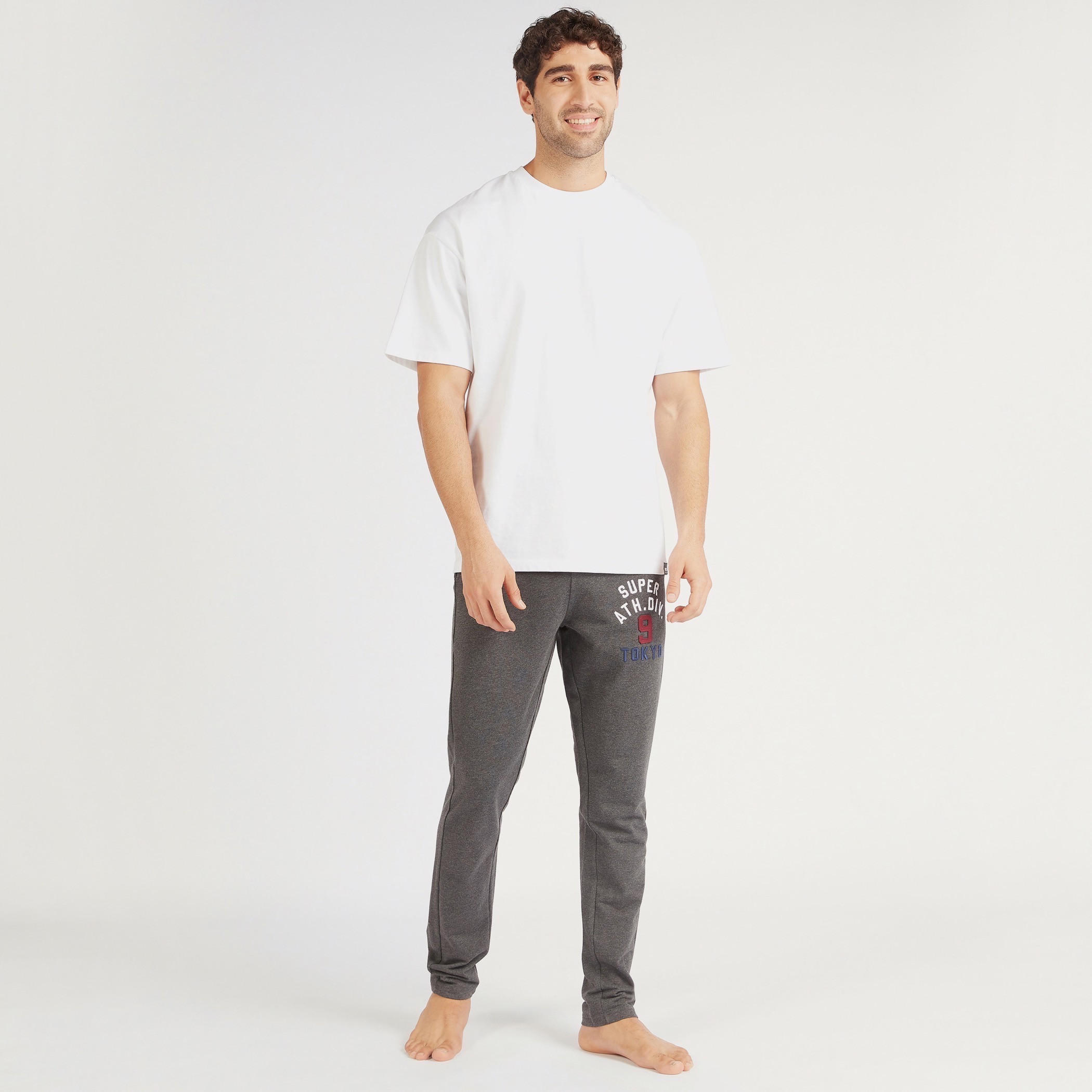 Printed Pyjamas with Drawstring Closure and Pockets-men-clothing-nightwear-pyjamaandshorts-image-2