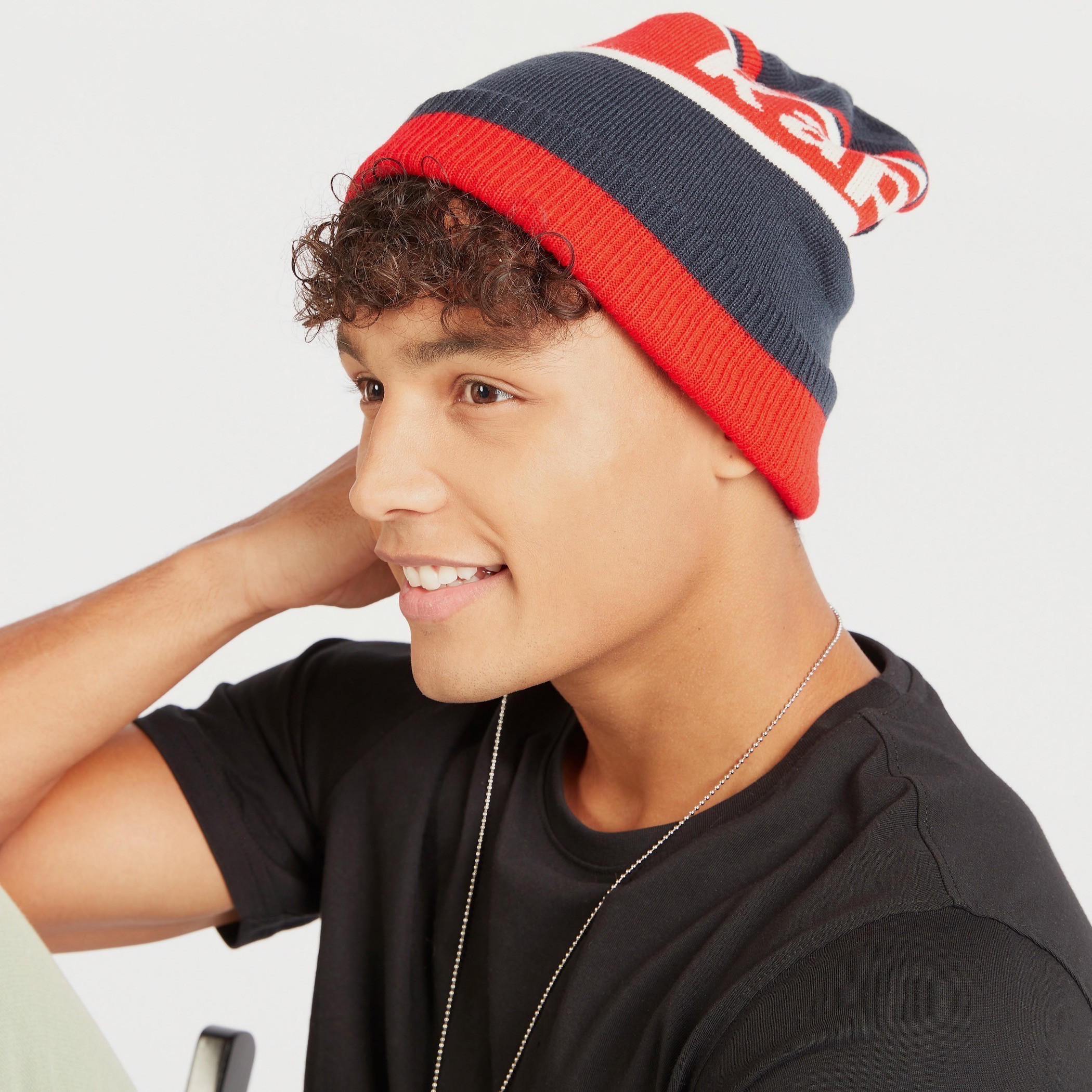 كاب بيني بارزة الملمس بأطراف مطاطية من كابا-men-caps-image-2