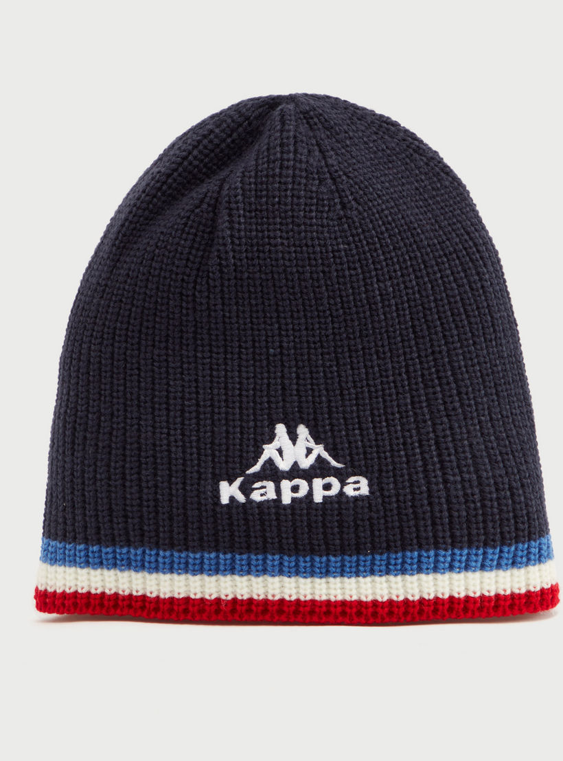 Kappa Logo Embroidered Beanie Cap-men-caps-image-1