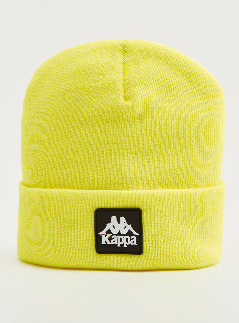 Kappa Solid Beanie with Cuffed Hem-men-caps-image-1
