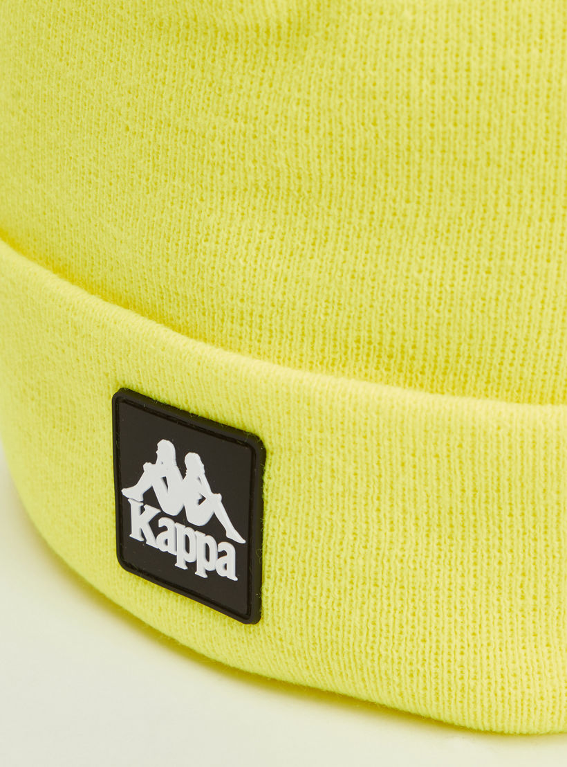 Kappa Solid Beanie with Cuffed Hem-men-caps-image-3
