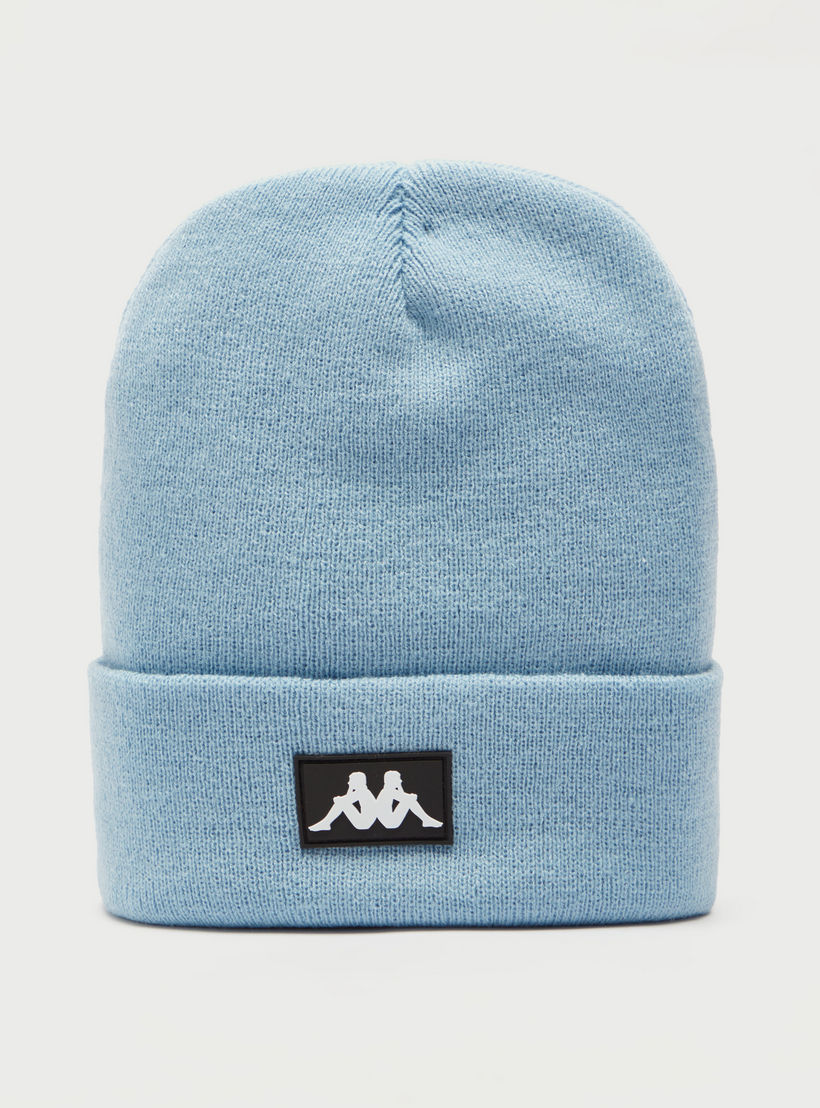 Kappa Solid Beanie with Cuffed Hem-men-caps-image-1