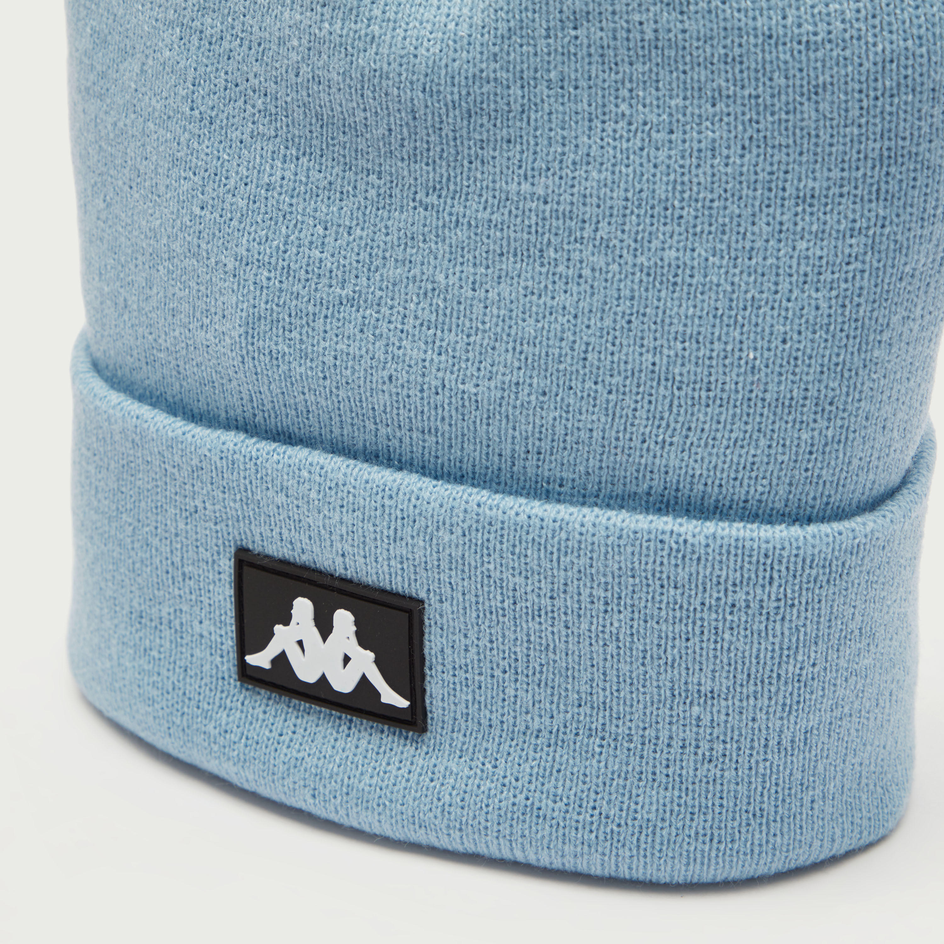 Kappa Solid Beanie with Cuffed Hem-men-caps-image-3