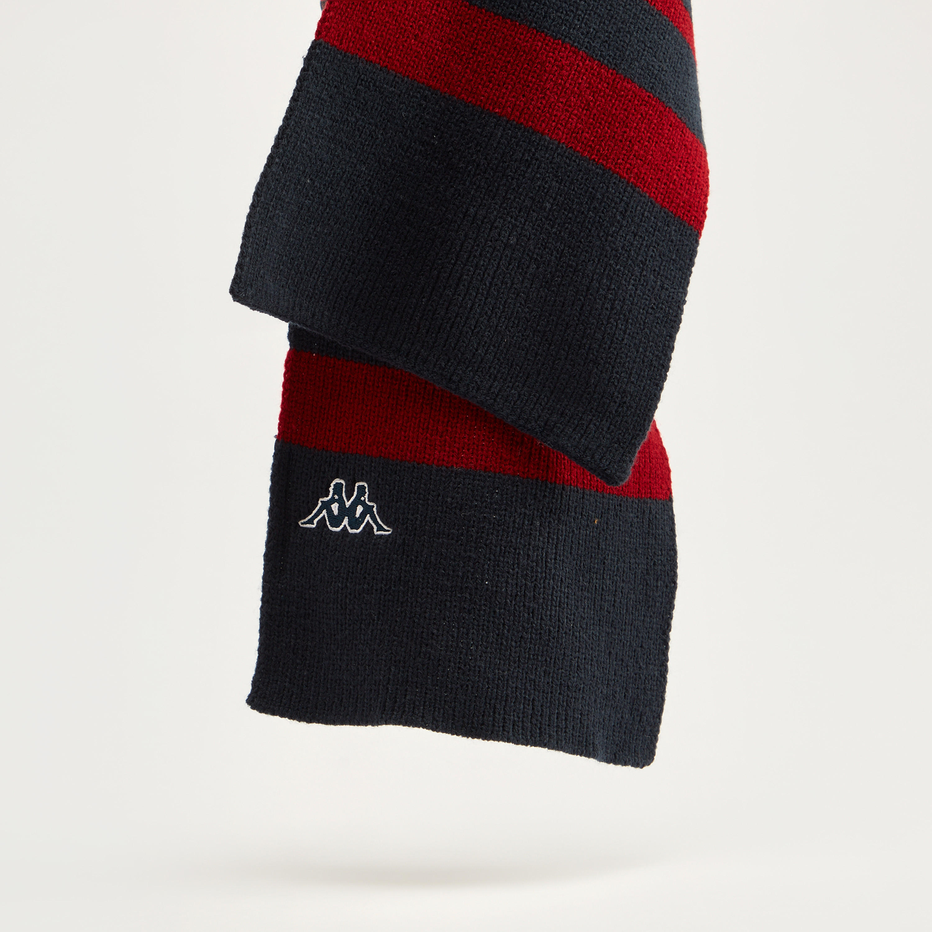 Kappa Textured Scarf with Logo Detail-men-scarvesandgloves-image-1