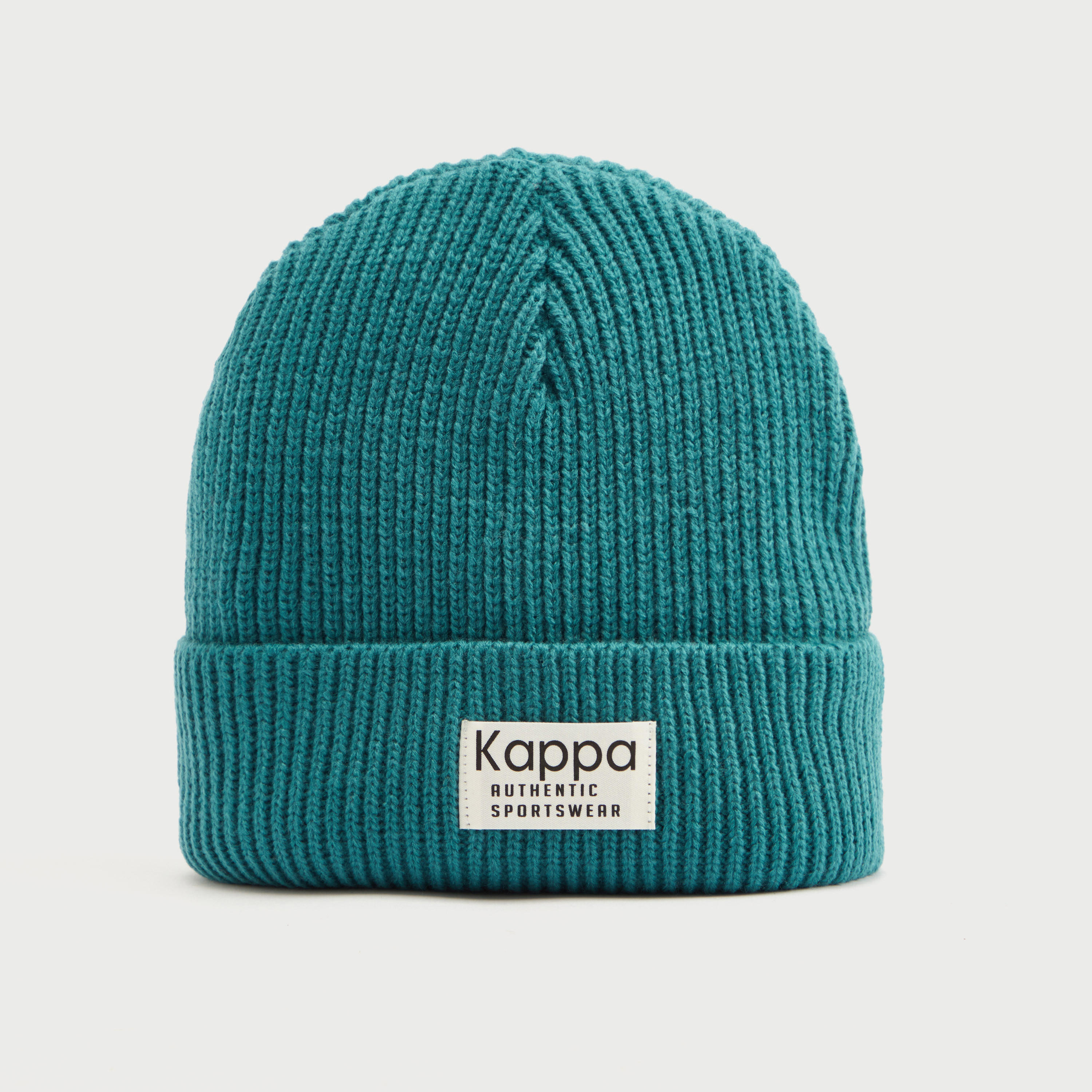 Kappa Textured Beanie Cap with Cuffed Hem-men-caps-image-1
