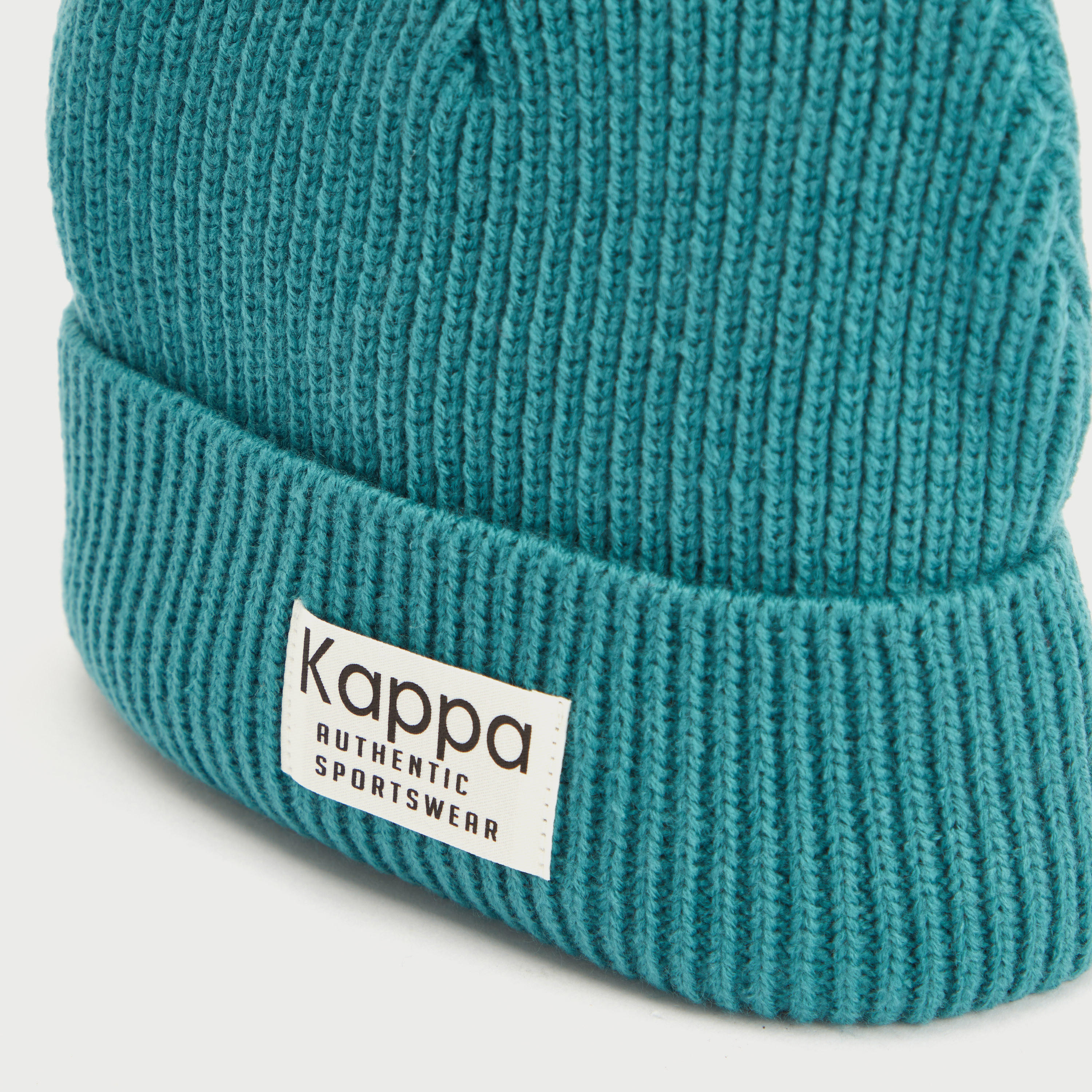 Kappa Textured Beanie Cap with Cuffed Hem-men-caps-image-3