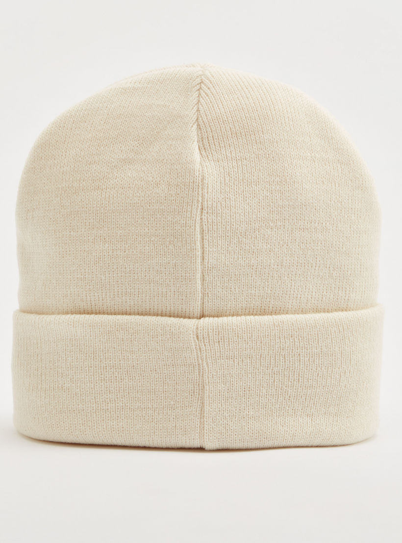 كاب بيني بارزة الملمس بتطريز نصي وأطراف مطاطية-men-caps-image-4