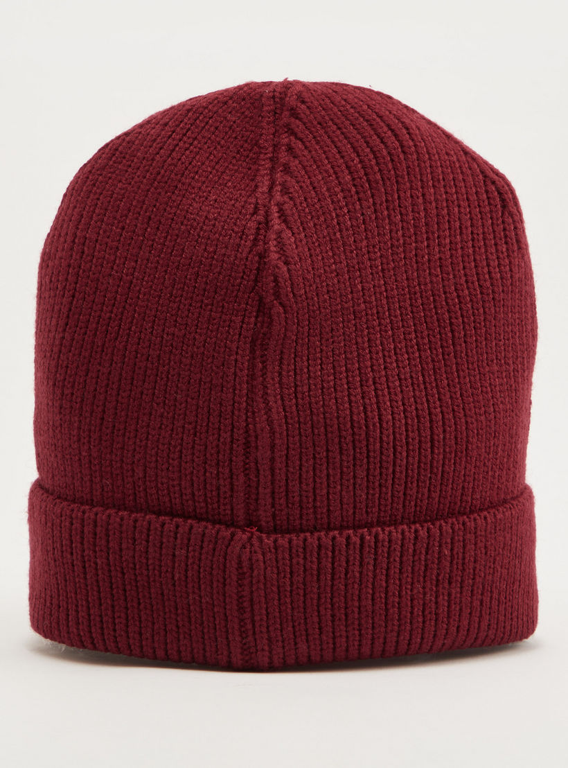 قبعة كاب بيني بارزة الملمس بأطراف مطّاطية - طقم من 3 قطع-men-caps-image-6