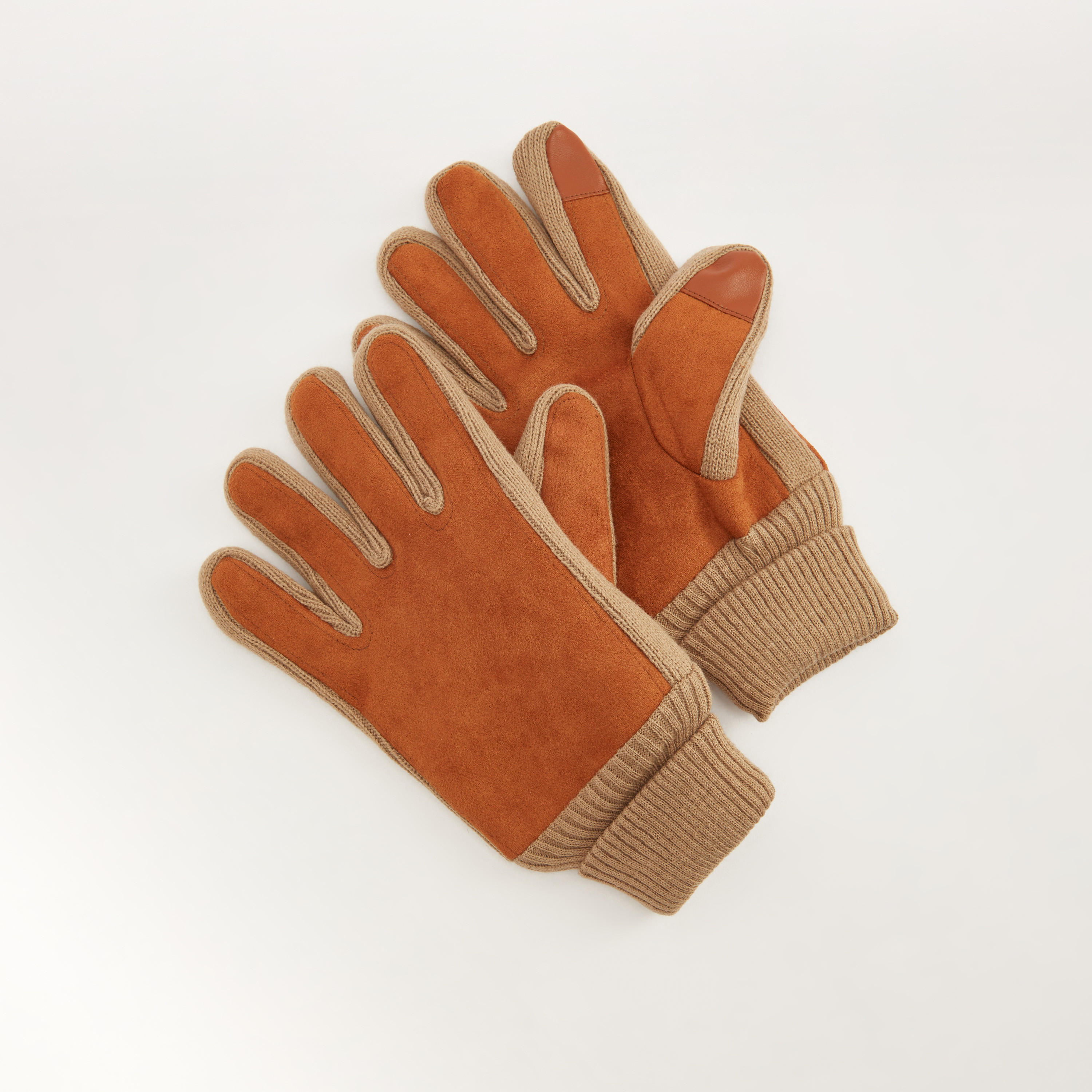 قفازات بارزة الملمس بأطراف مطاطية-men-scarvesandgloves-image-3