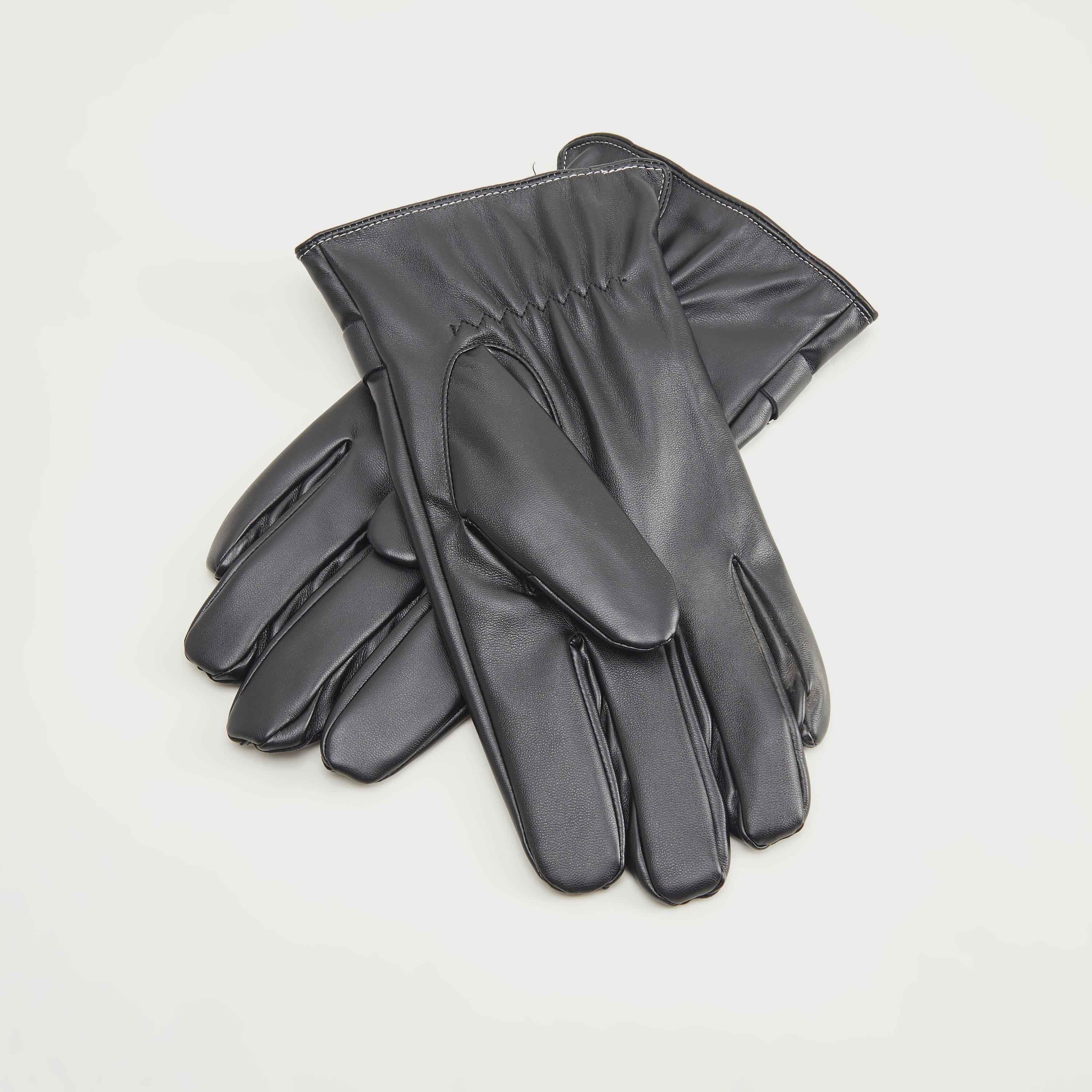 قفّازات سادة بزر إغلاق كبّاس-men-scarvesandgloves-image-4