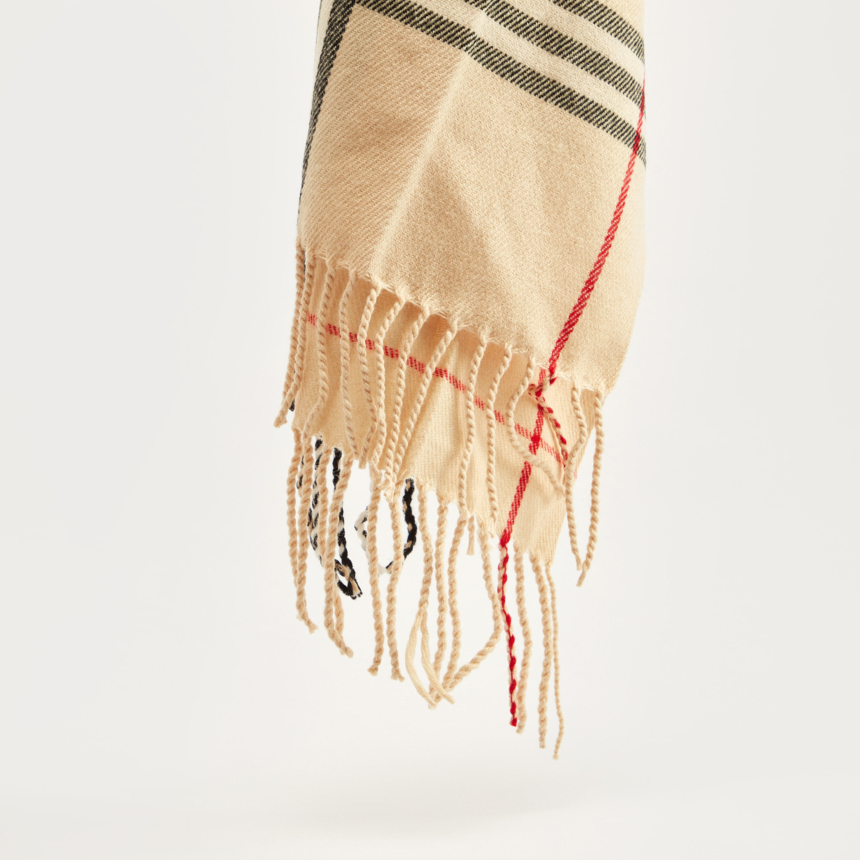 Checked Scarf with Fringes-men-scarvesandgloves-image-1