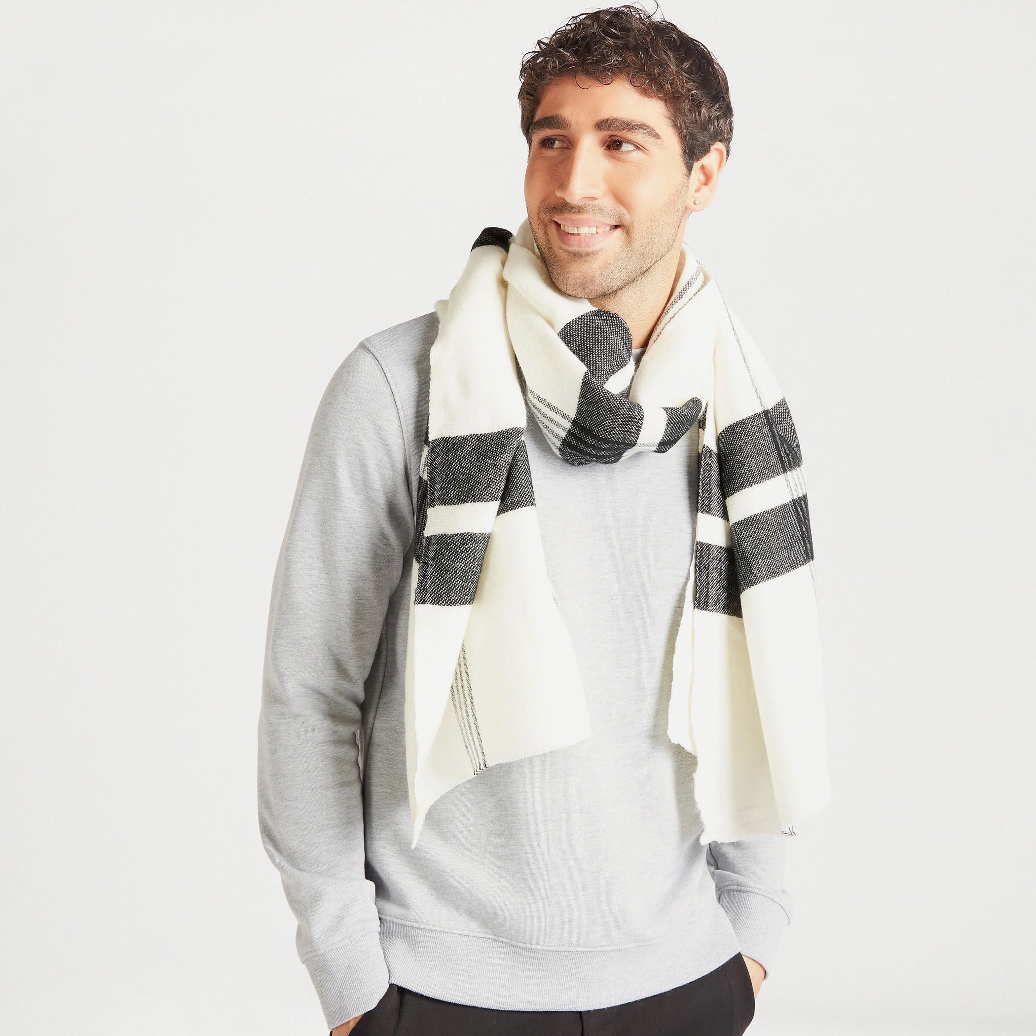 Checked Scarf-men-scarvesandgloves-image-2