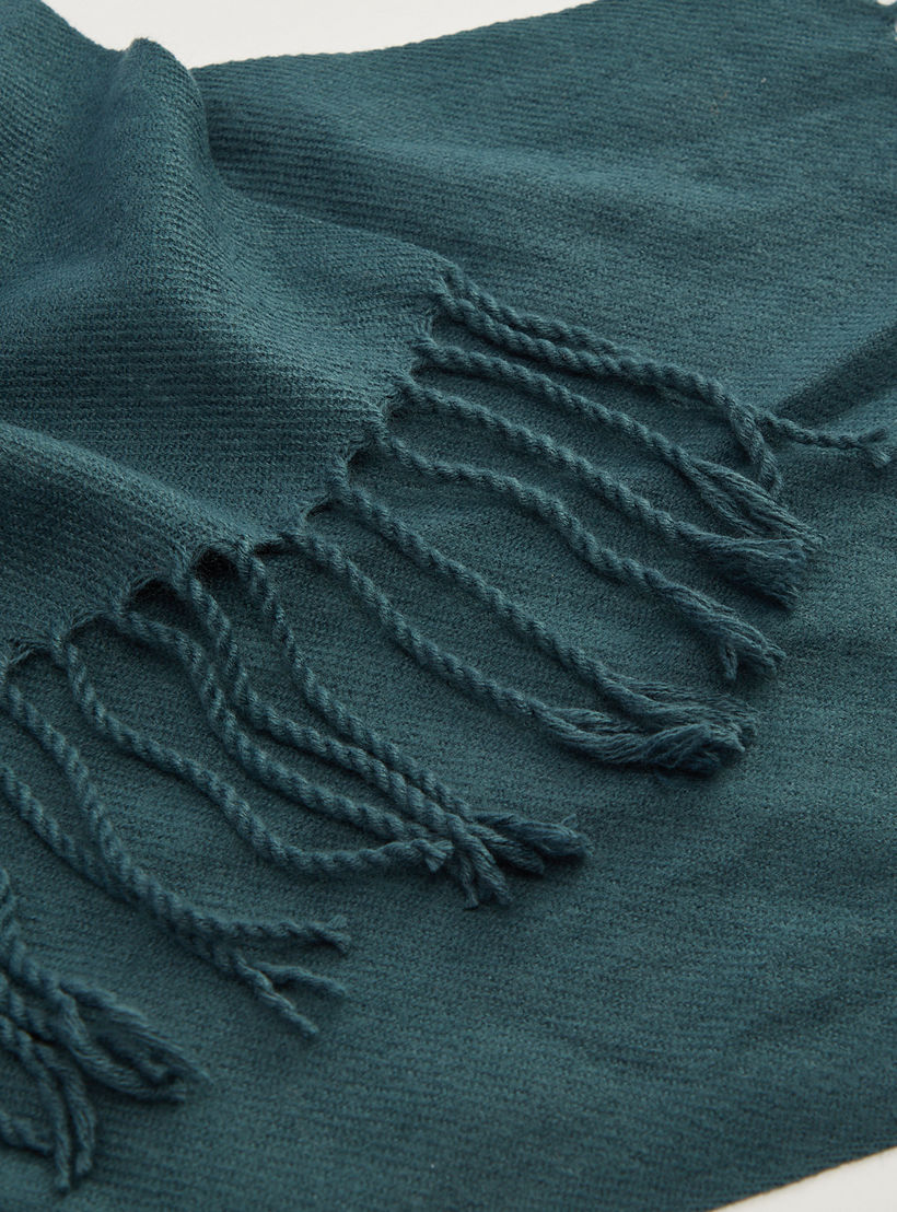 Solid Scarf with Fringes-men-scarvesandgloves-image-3