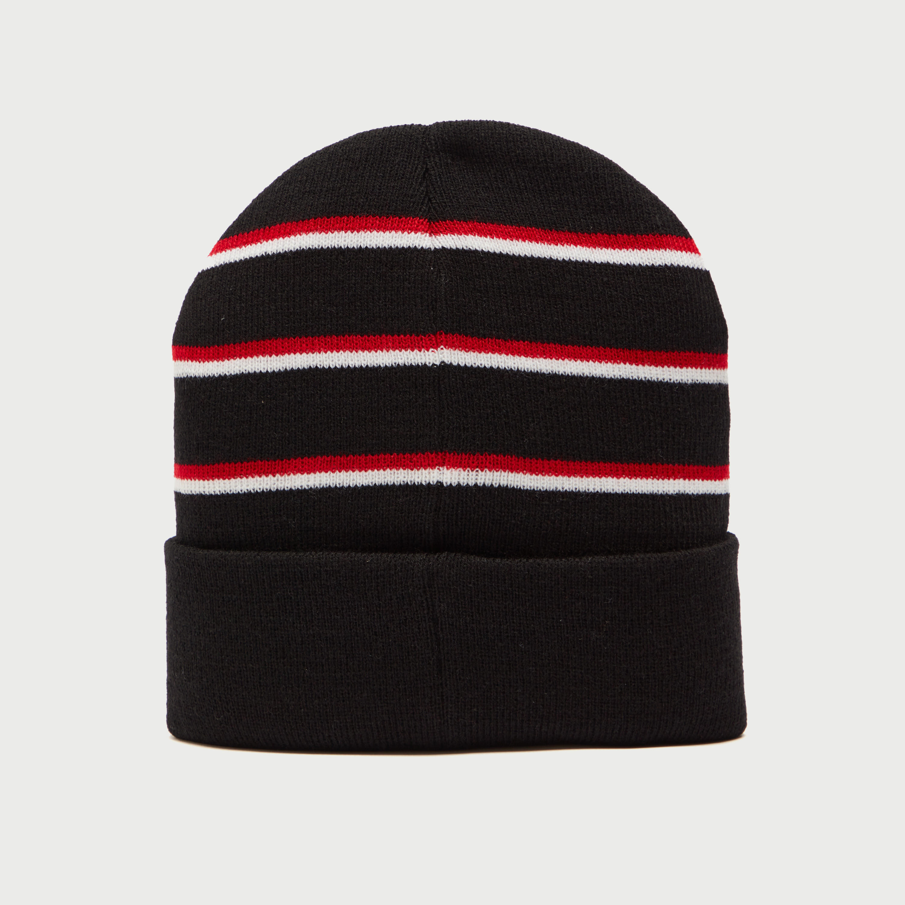 Striped Beanie with Cuffed Hem-men-caps-image-4
