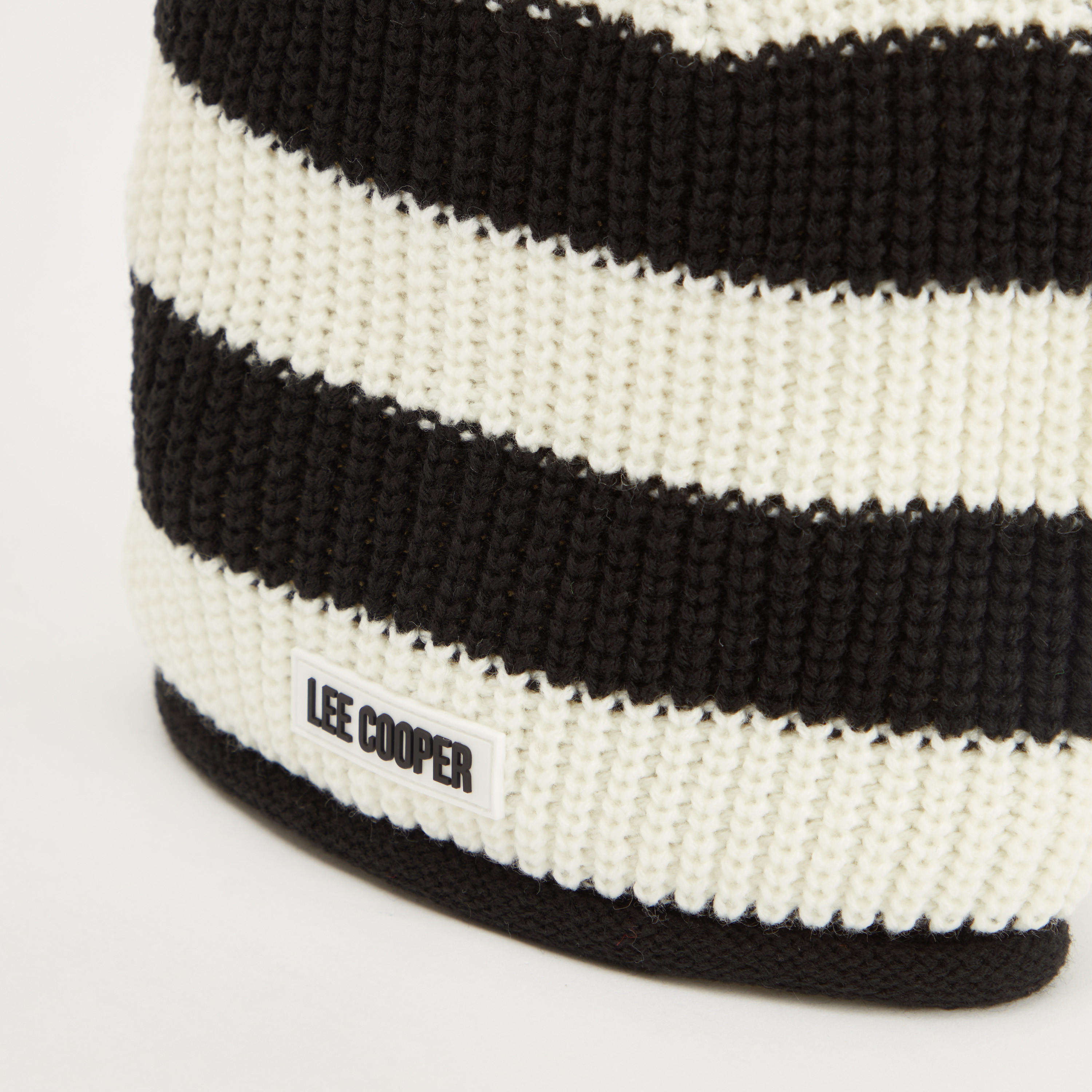 Lee Cooper Textured Beanie Cap-men-caps-image-3