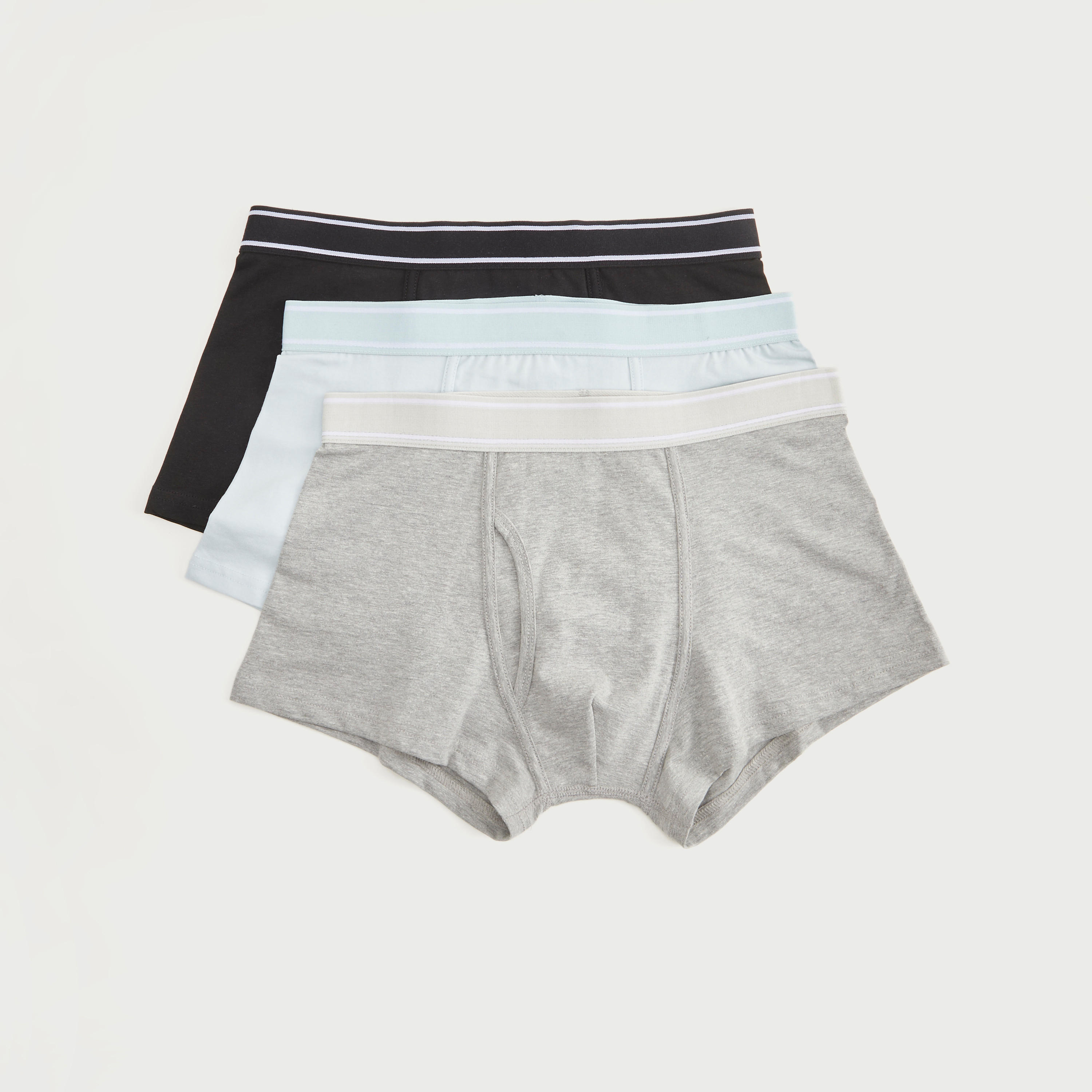Set of 3 - Solid Boxer with Elasticated Waistband-men-clothing-innerwear-underwear-image-1