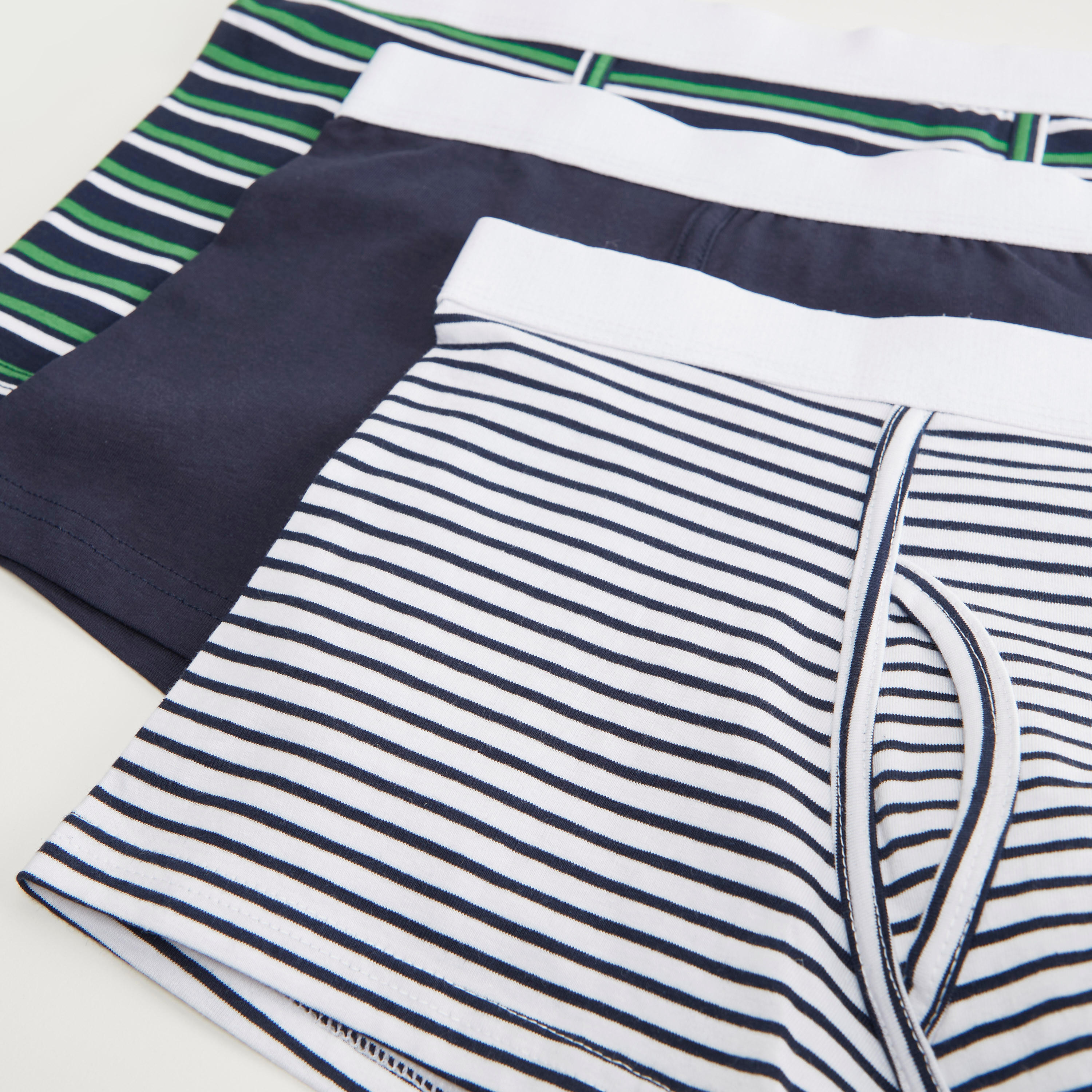 شورتات ترانك متنوّعة بخصر مطّاطي - طقم من 3 قطع-men-clothing-innerwear-underwear-image-3