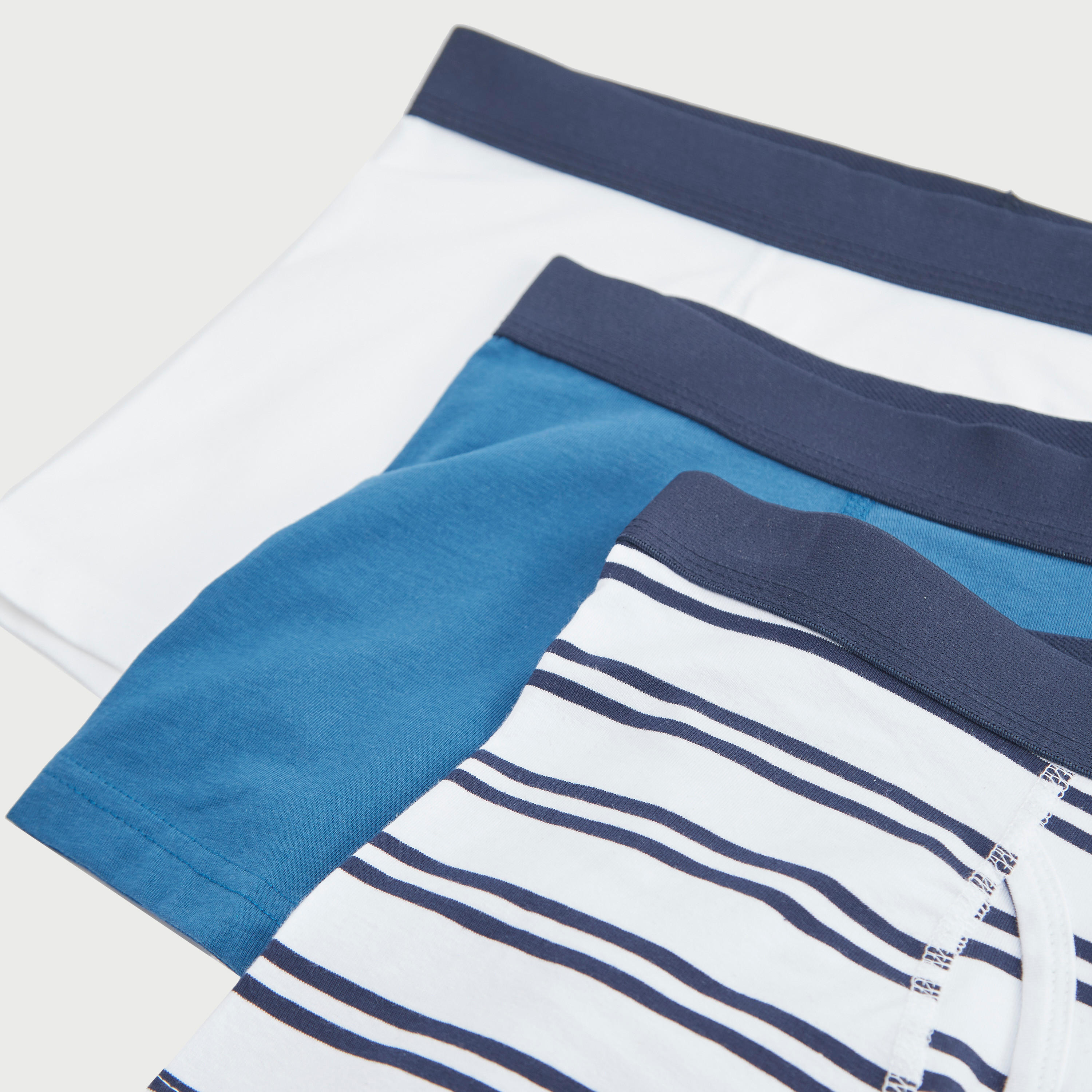 Set of 3 - Assorted Trunks with Elasticated Waistband-men-clothing-innerwear-underwear-image-2