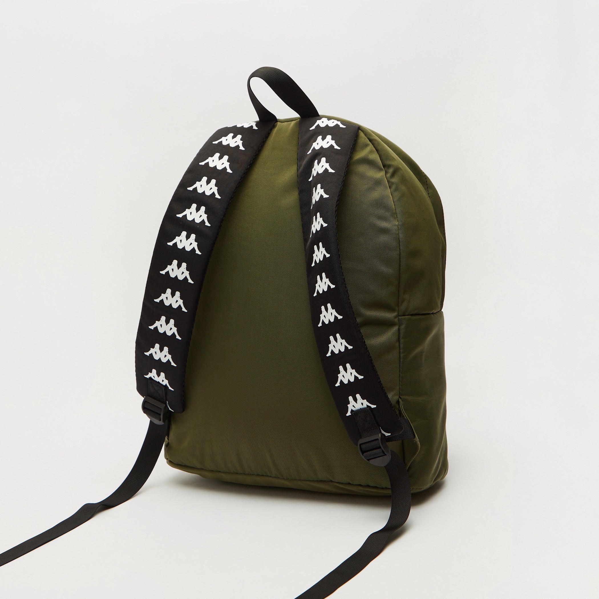 Kappa Logo Print Backpack with Front Pocket-men-bags-image-5