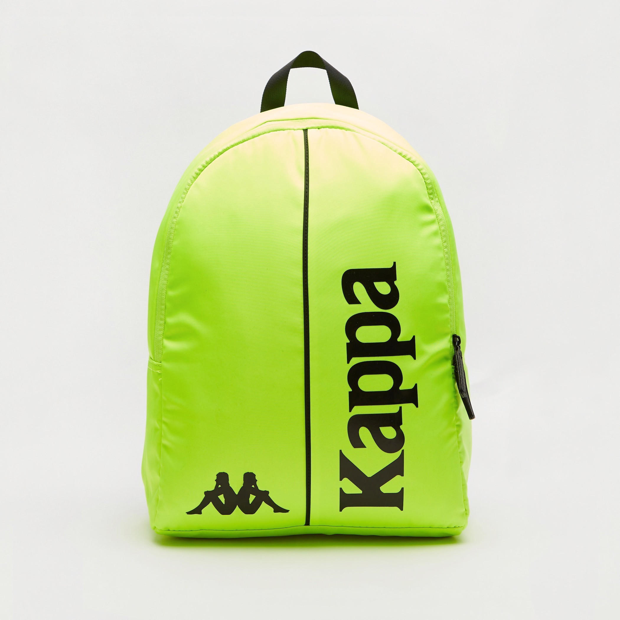 Kappa Logo Print Backpack with Adjustable Straps-men-bags-image-1