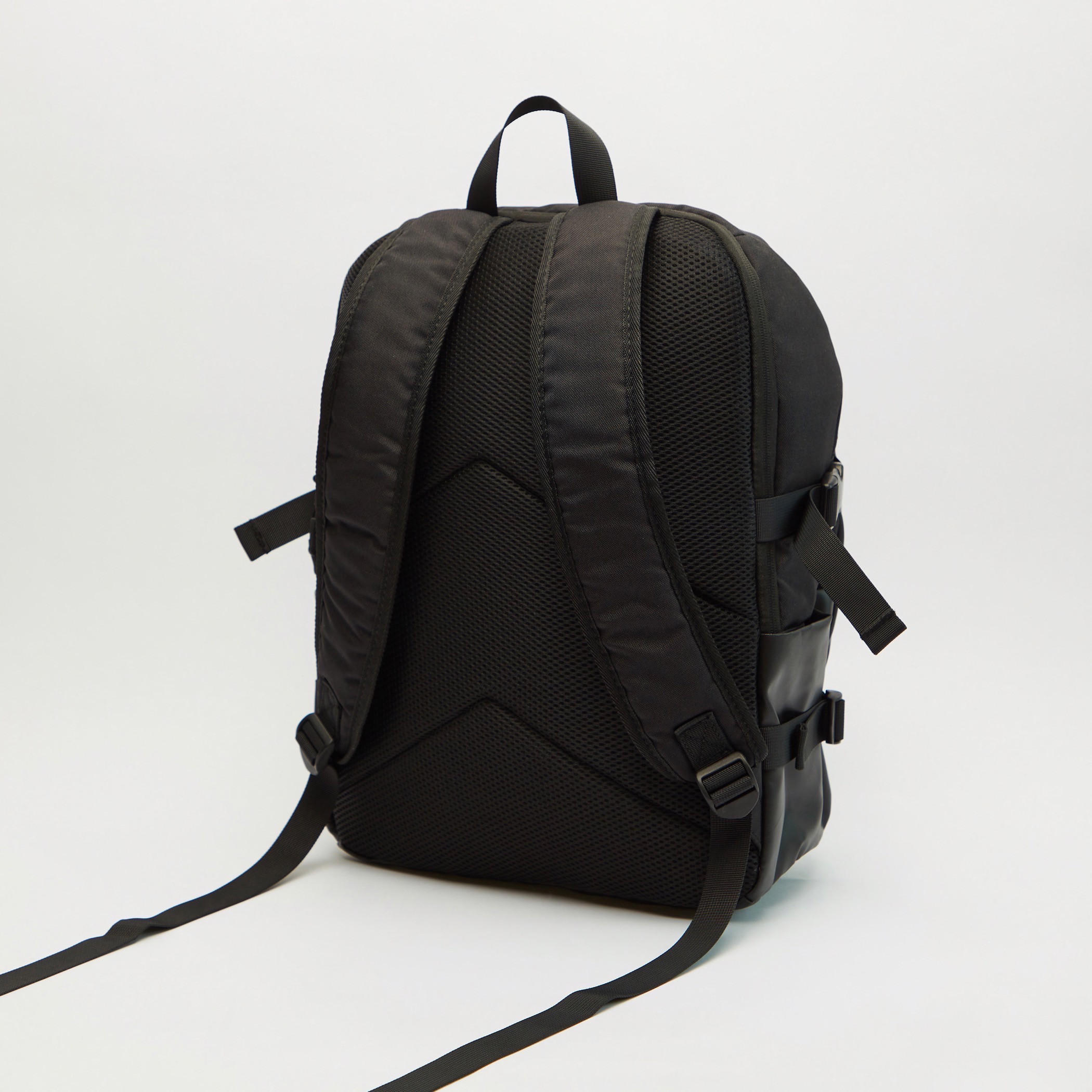 Kappa Logo Print Backpack with Adjustable Straps-men-bags-image-5
