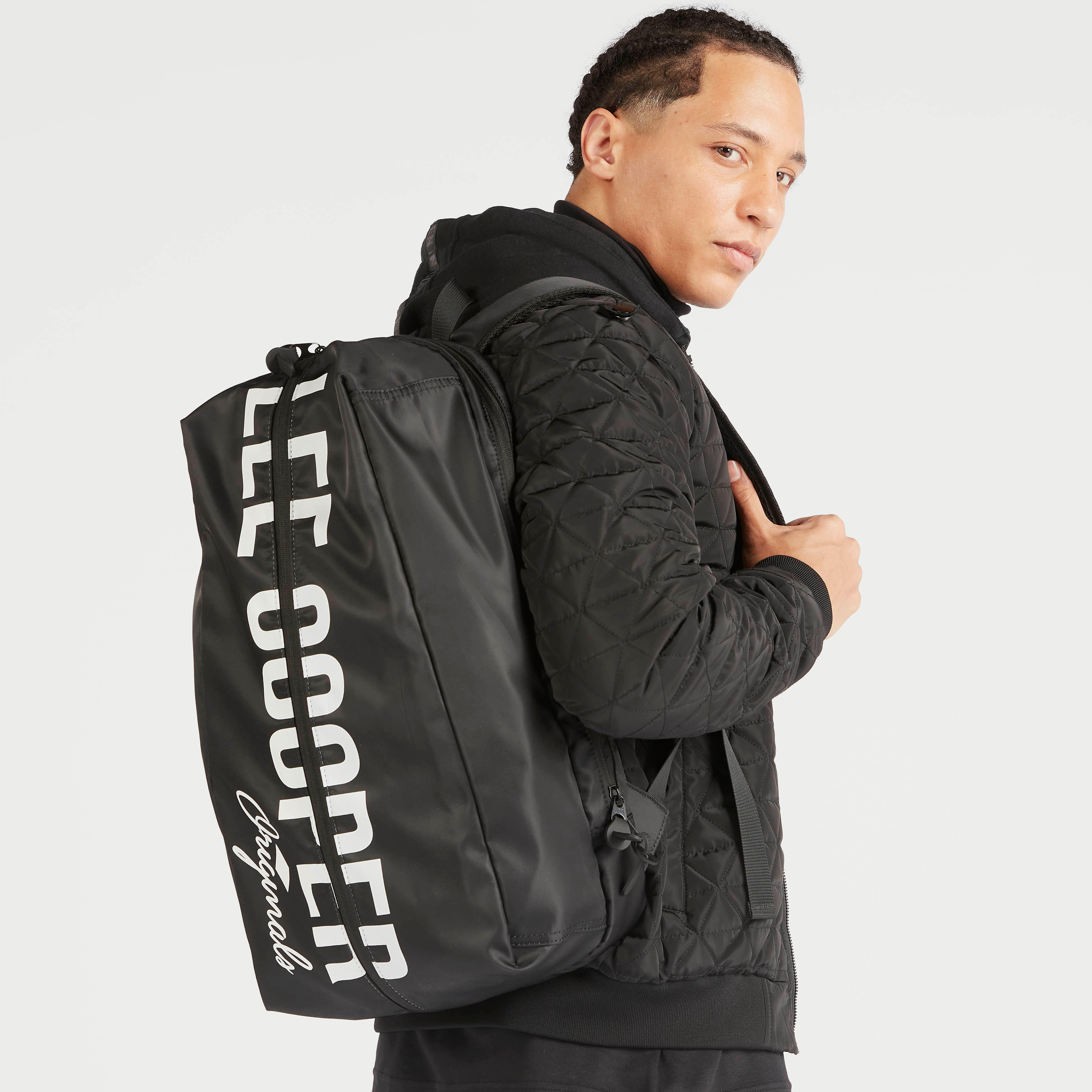 Lee Cooper Print Backpack with Zip Closure-men-bags-image-2