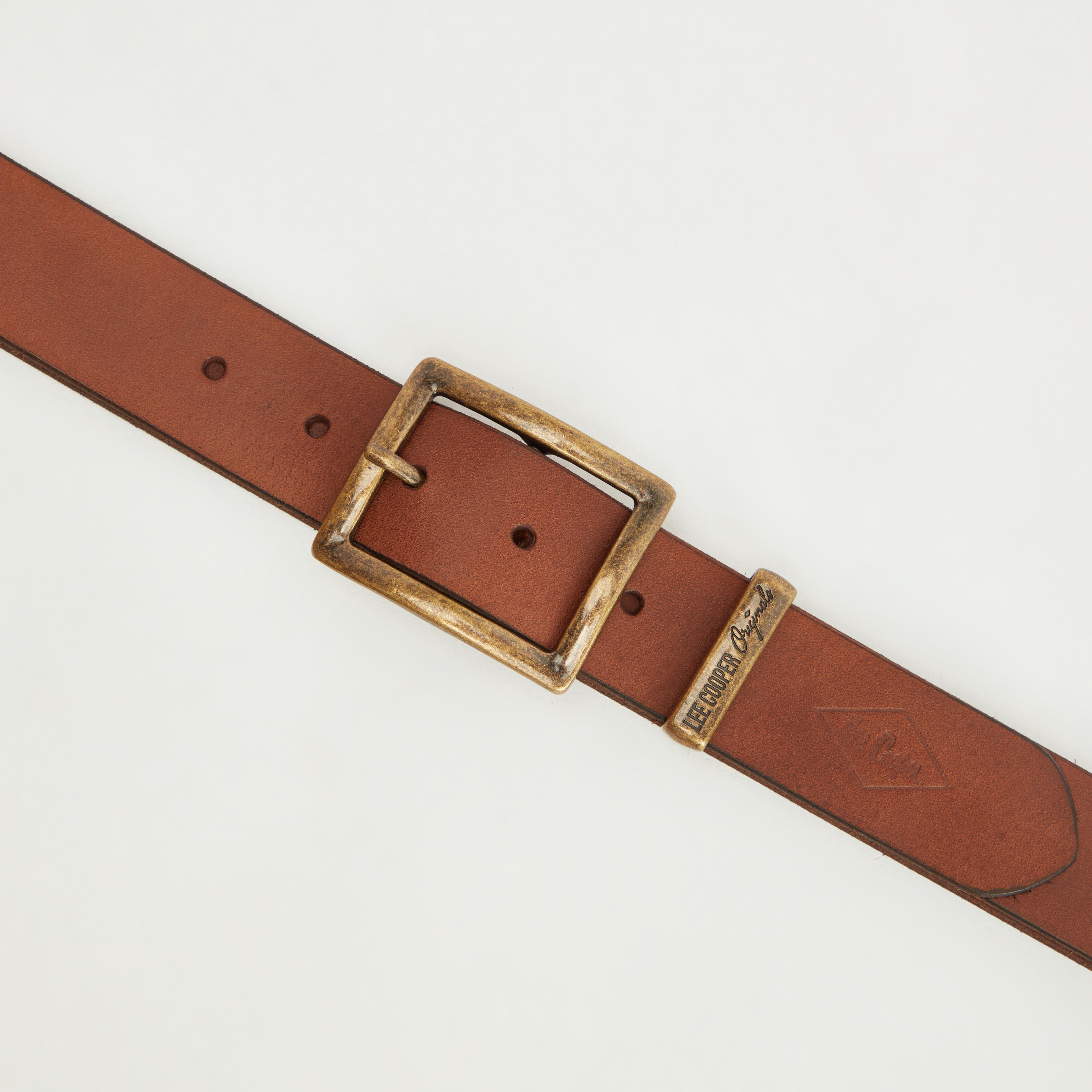 Lee Cooper Solid Leather Belt with Pin Buckle Closure-men-beltsandwallets-belts-image-3