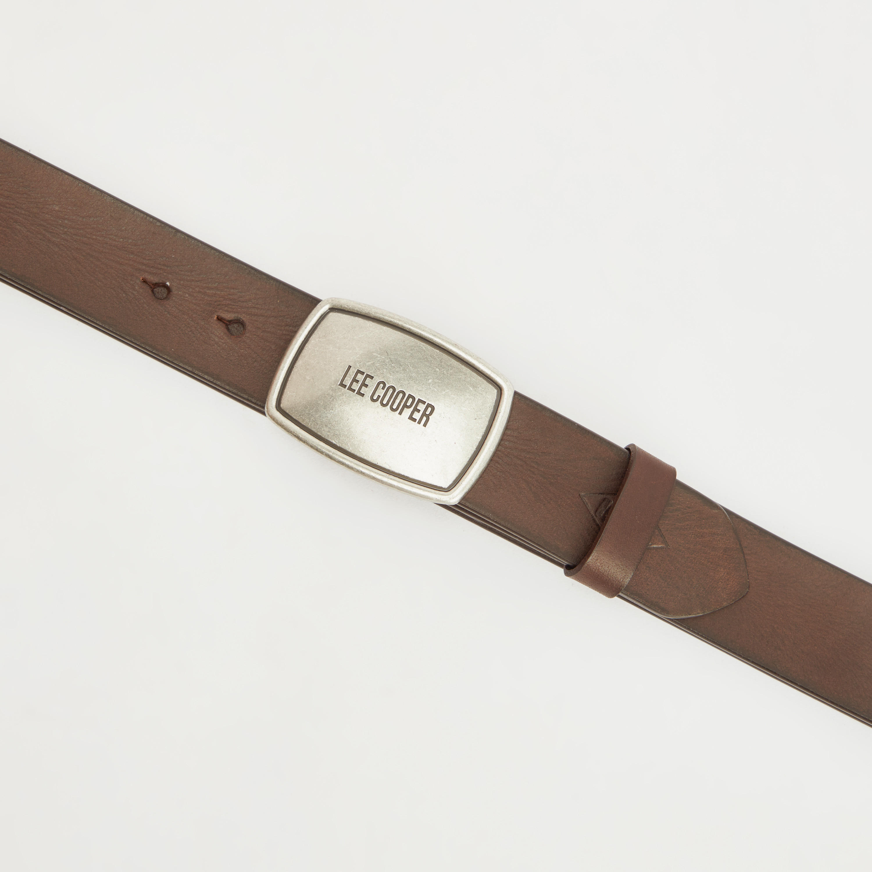 Lee Cooper Leather Belt with Snap Closure-men-beltsandwallets-belts-image-4