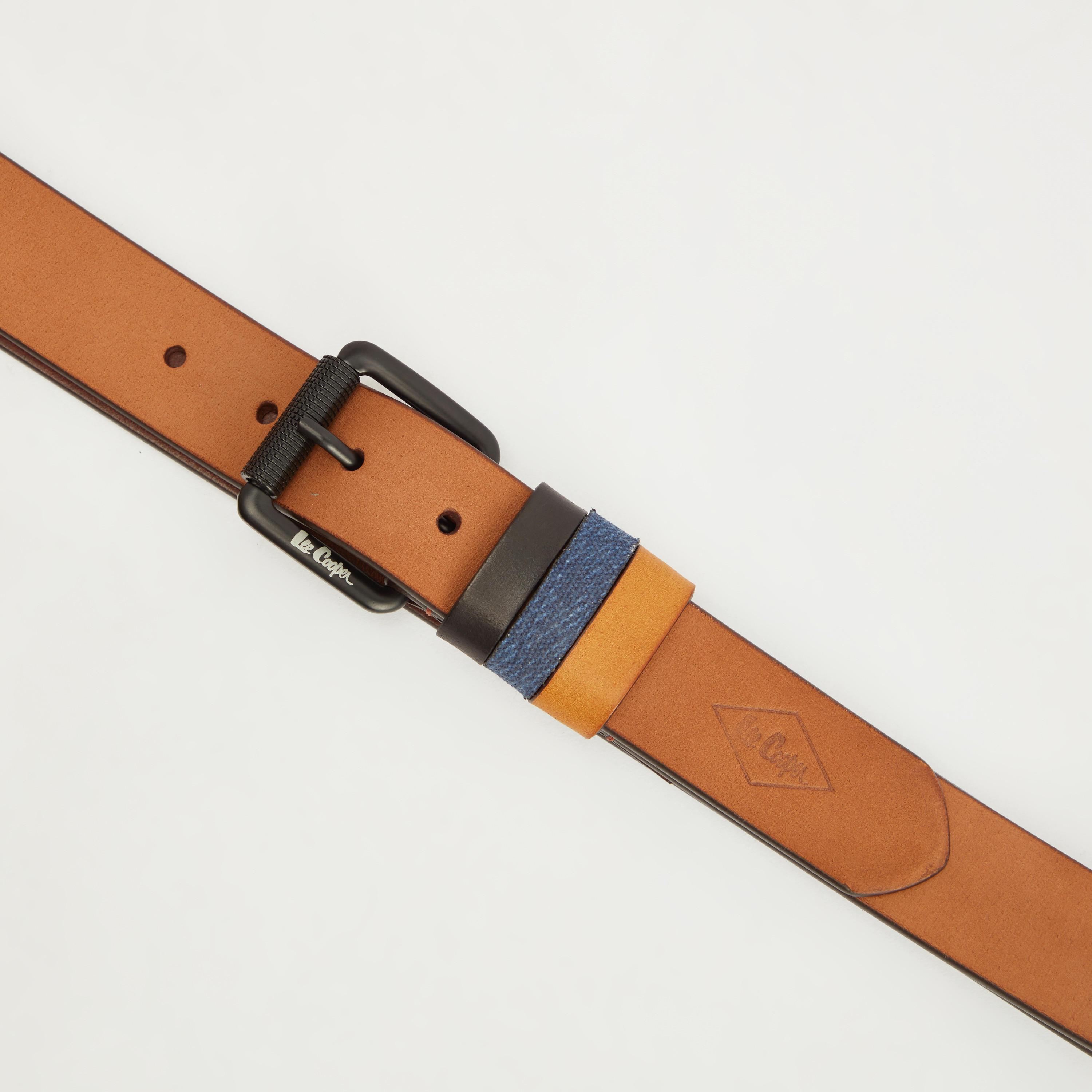 Lee Cooper Leather Belt with Pin Buckle Closure-men-beltsandwallets-belts-image-4