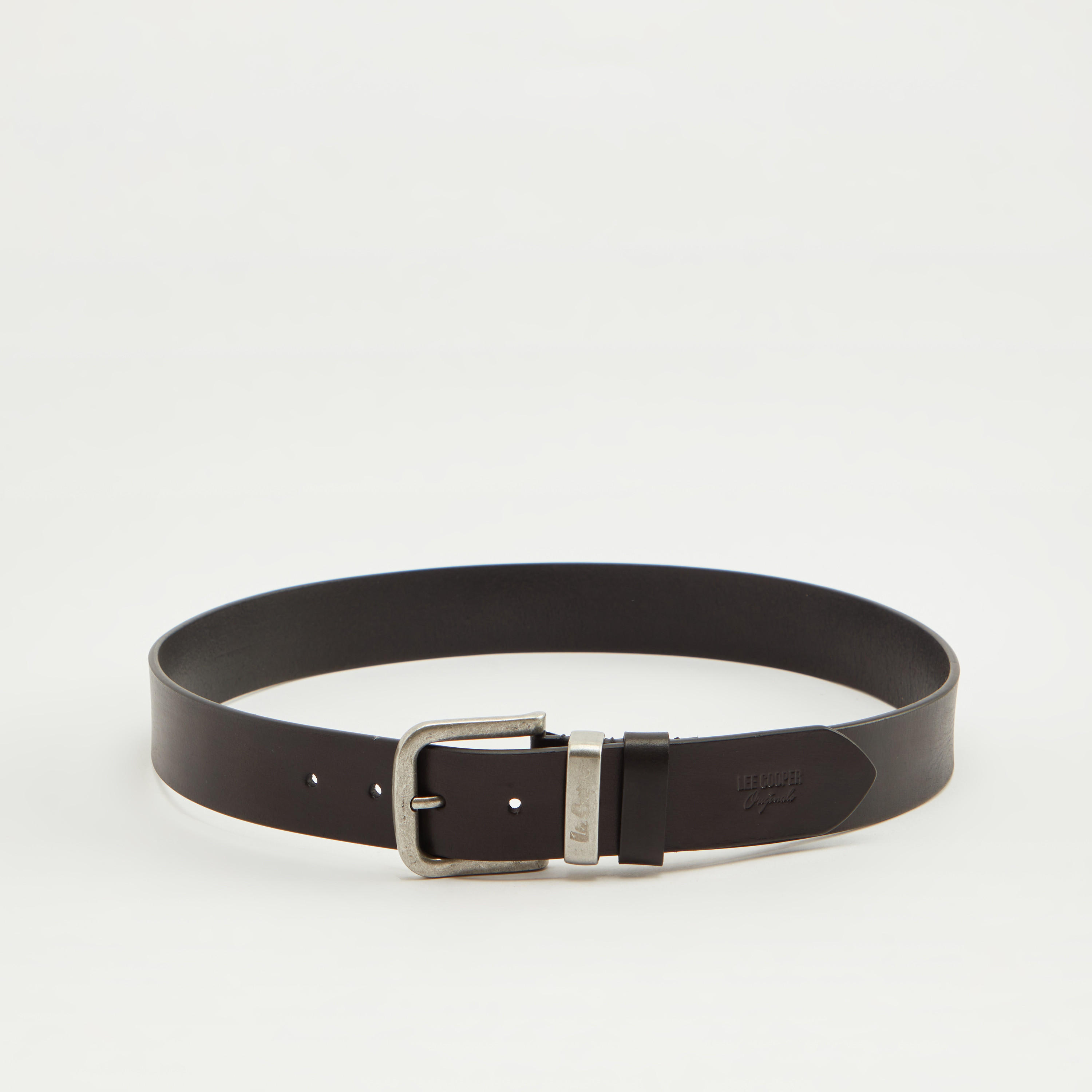 حزام جلد بإبزيم دبوس للإغلاق من لي كوبر-men-beltsandwallets-belts-image-3
