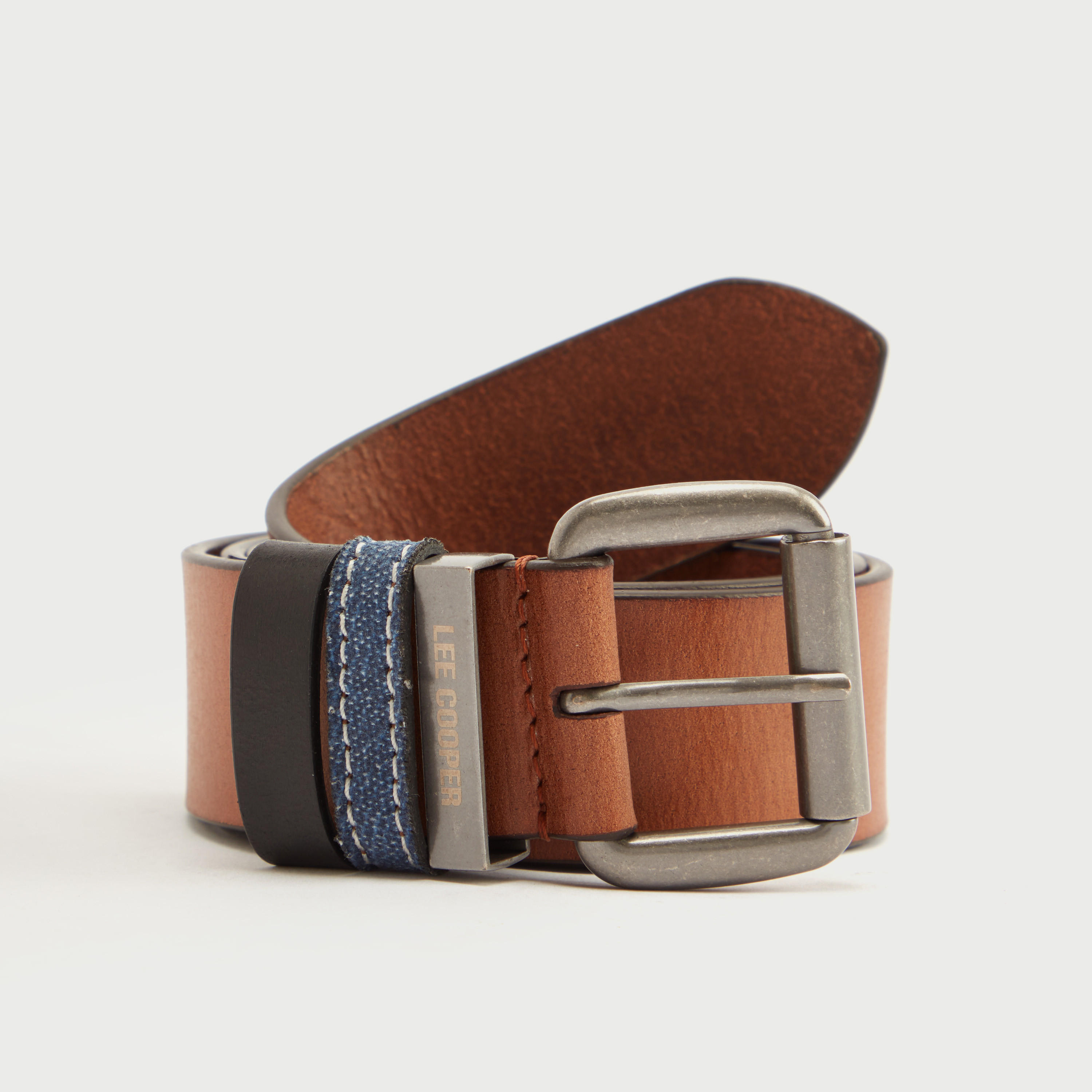 حزام سادة بإبزيم دبوس للإغلاق من لي كوبر-men-beltsandwallets-belts-image-3